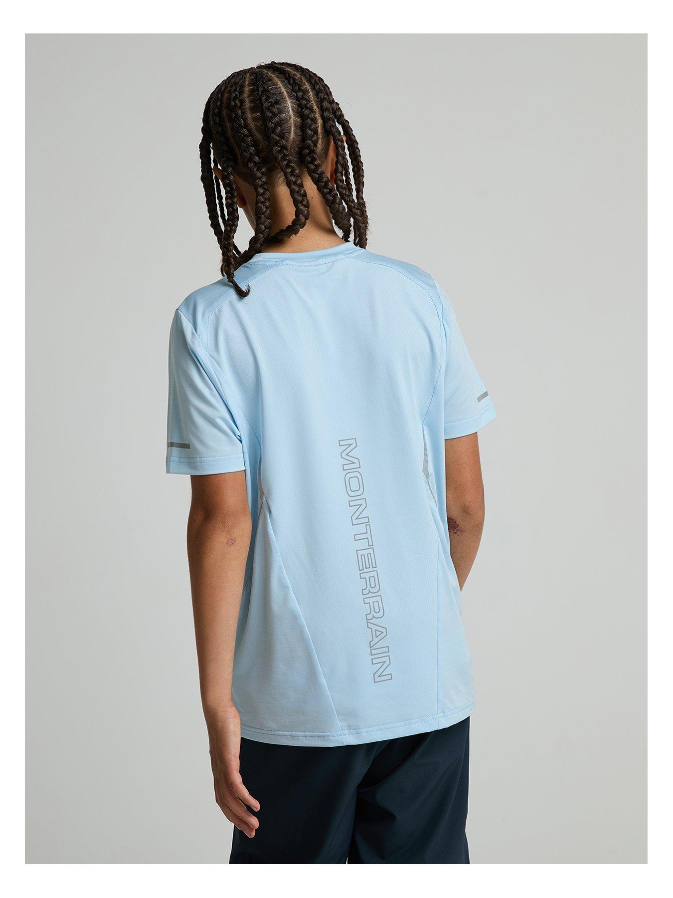 Image 3 of 5 of Monterrain Junior Bolt 2.0 Space Dye Tee - Blue
