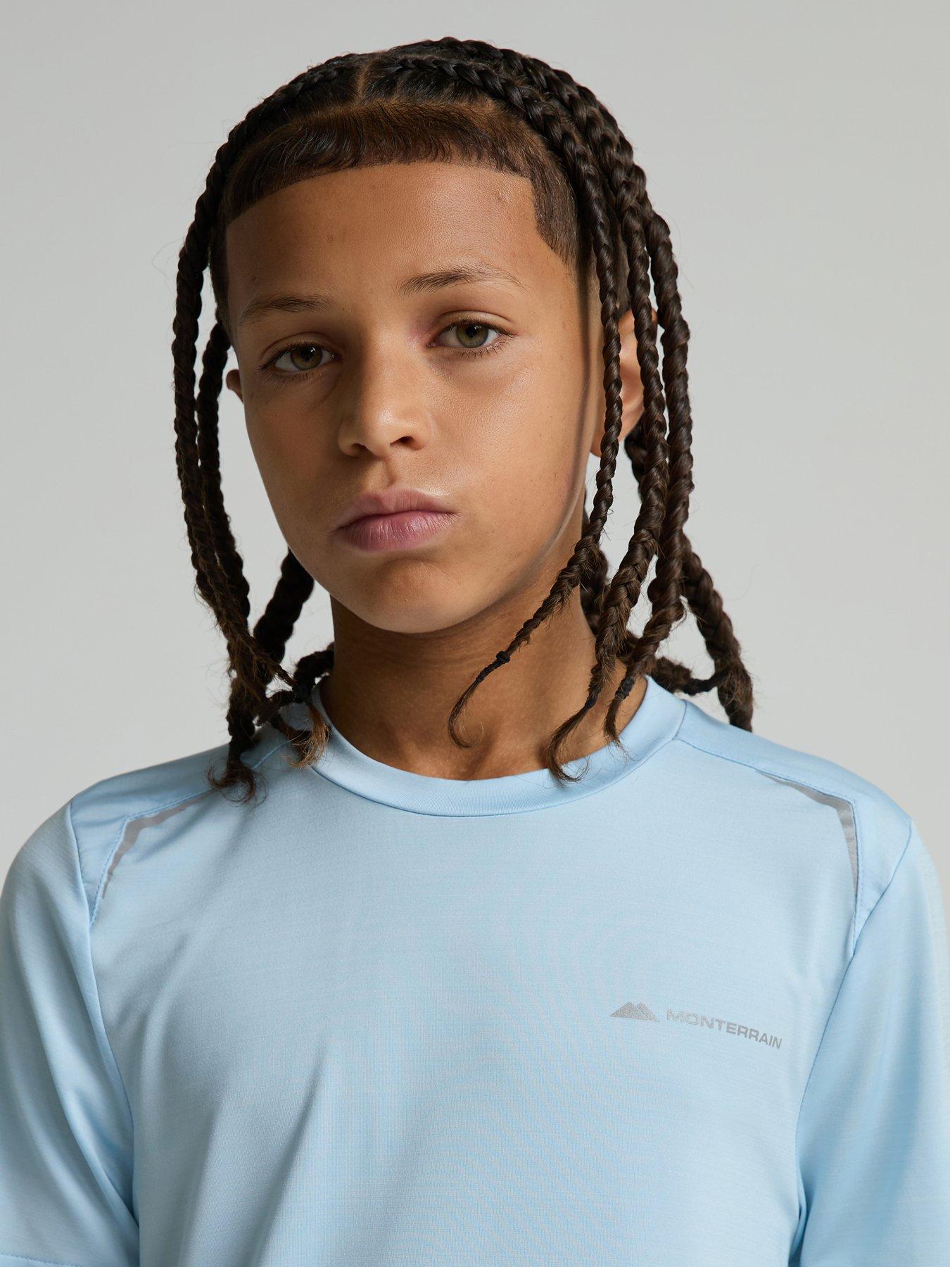 Image 4 of 5 of Monterrain Junior Bolt 2.0 Space Dye Tee - Blue