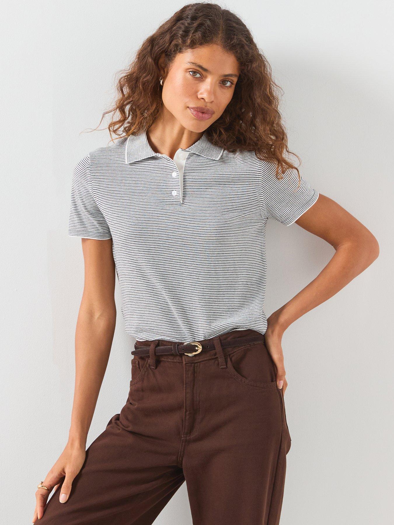 Image 1 of 6 of Mango Knitted Polo Neck Sweater - Blue