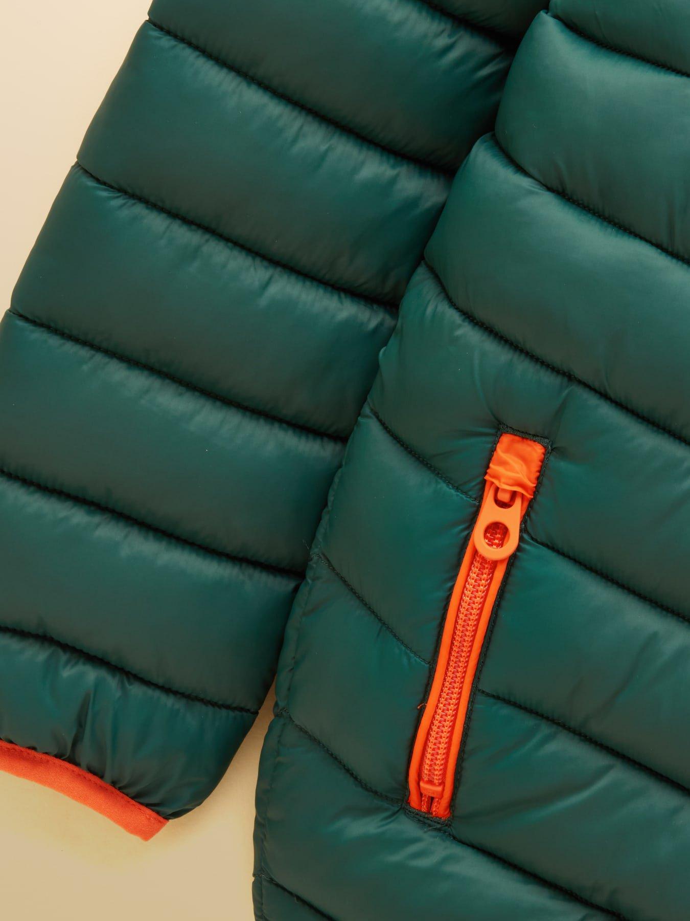 Image 3 of 5 of Joules Boys Cairn Showerproof Hooded Padded Coat - Dark Green