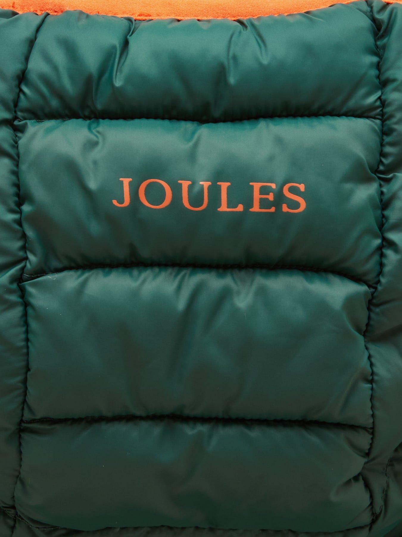 Image 4 of 5 of Joules Boys Cairn Showerproof Hooded Padded Coat - Dark Green