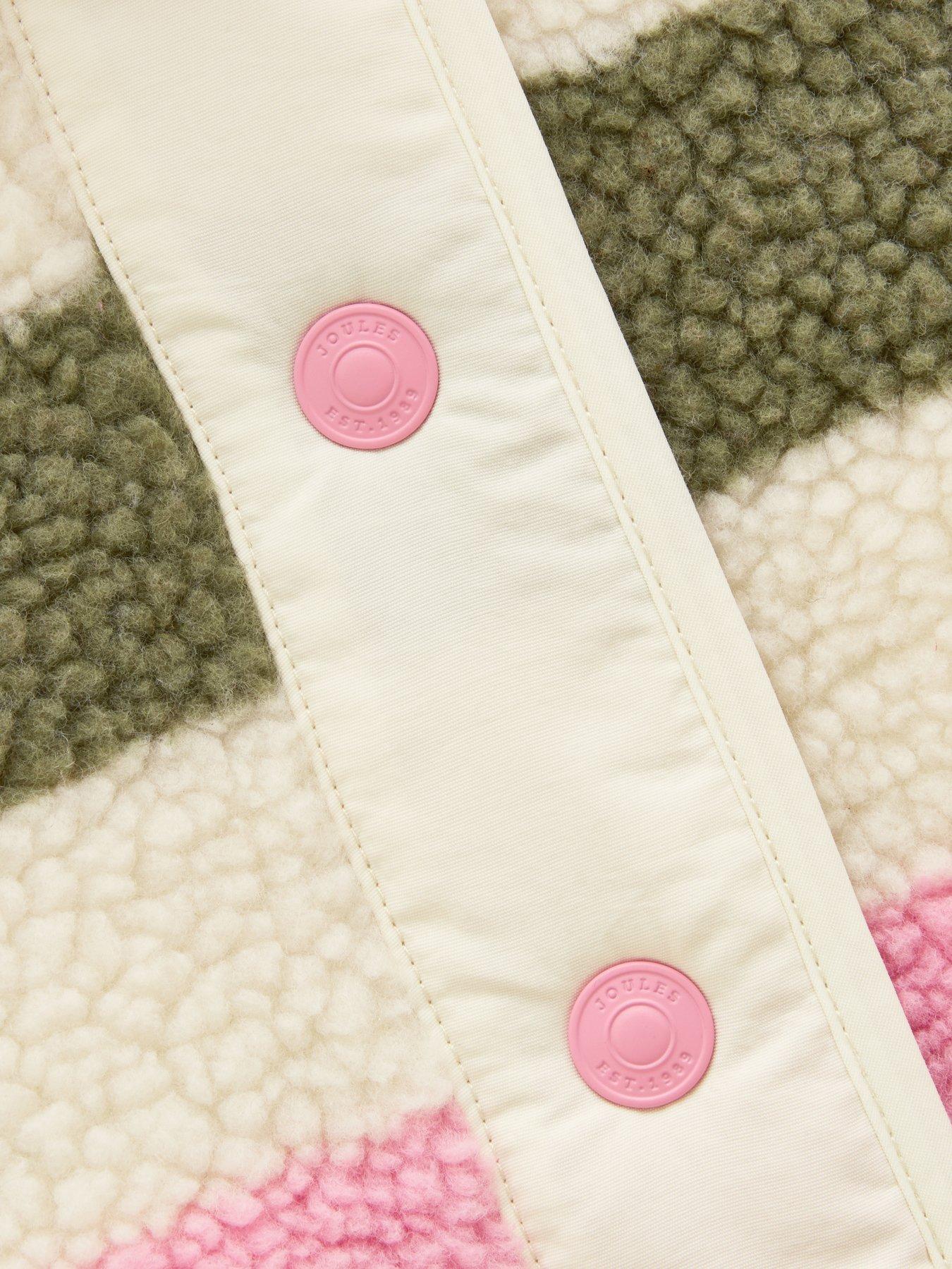 Image 3 of 5 of Joules Girls Eva Stripe Fleece - Cream