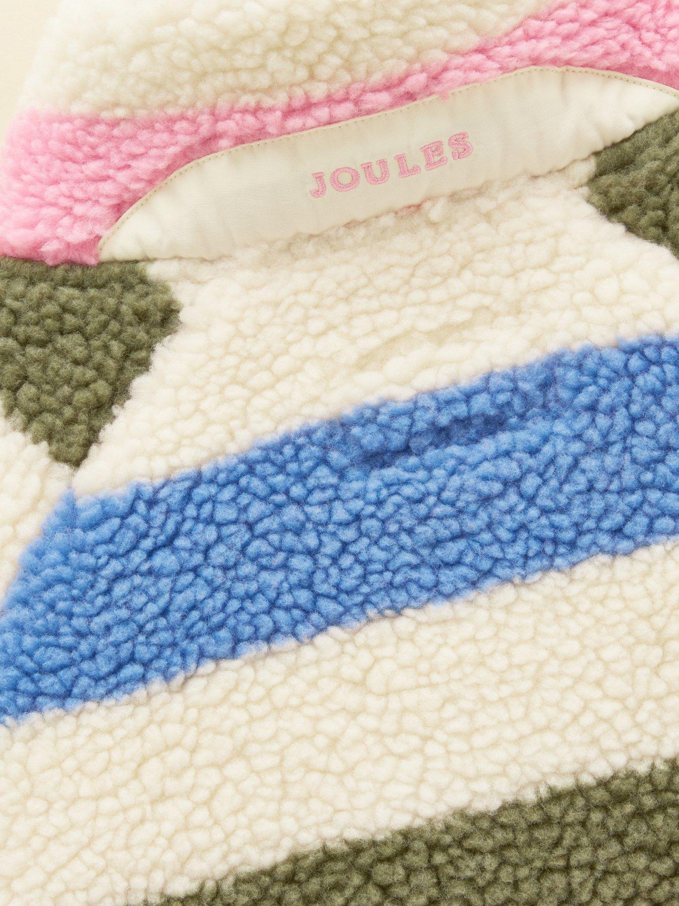 Image 5 of 5 of Joules Girls Eva Stripe Fleece - Cream