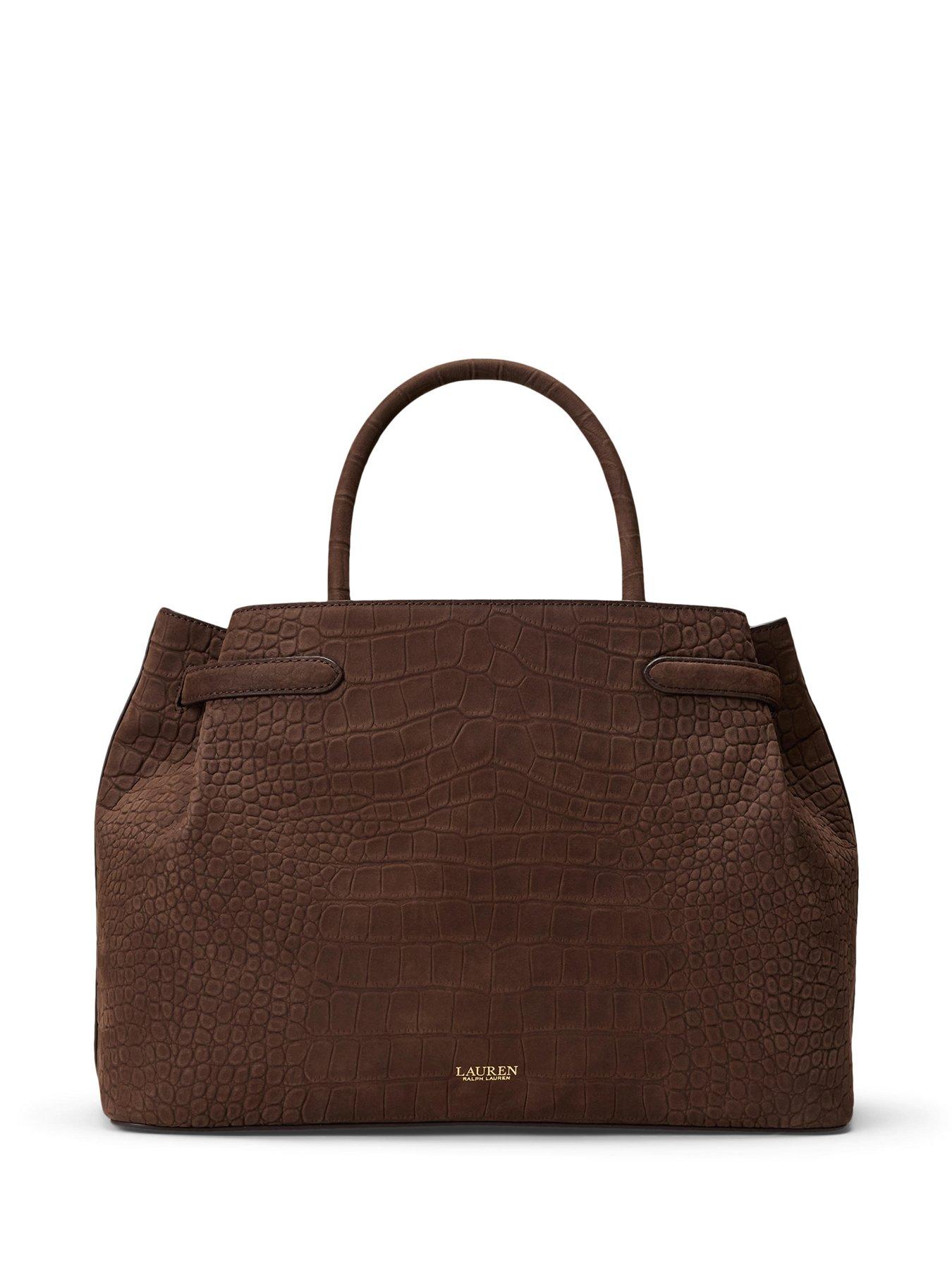 Image 3 of 5 of Lauren by Ralph Lauren Blaike Large Satchel - Brown