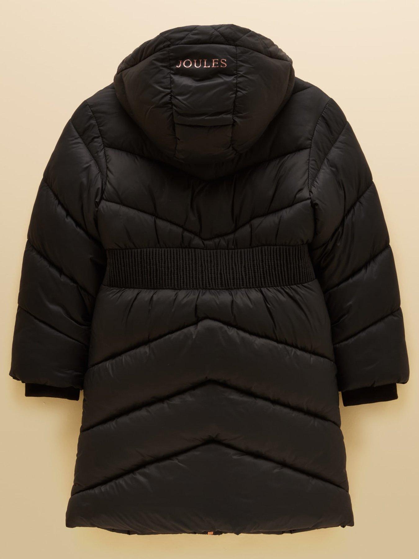 Image 2 of 4 of Joules Girls Chloe Longline Padded Coat - Black