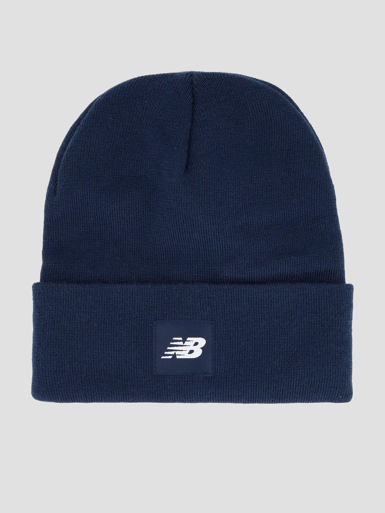 New Balance Unisex Cuff Beanie with Flying NB Patch - Navy Blue