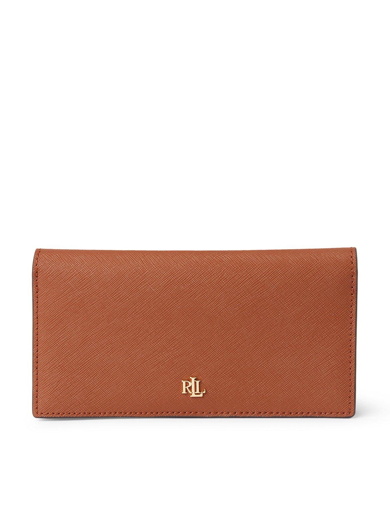 Image 1 of 3 of Lauren by Ralph Lauren Slim Medium Wallet - Black