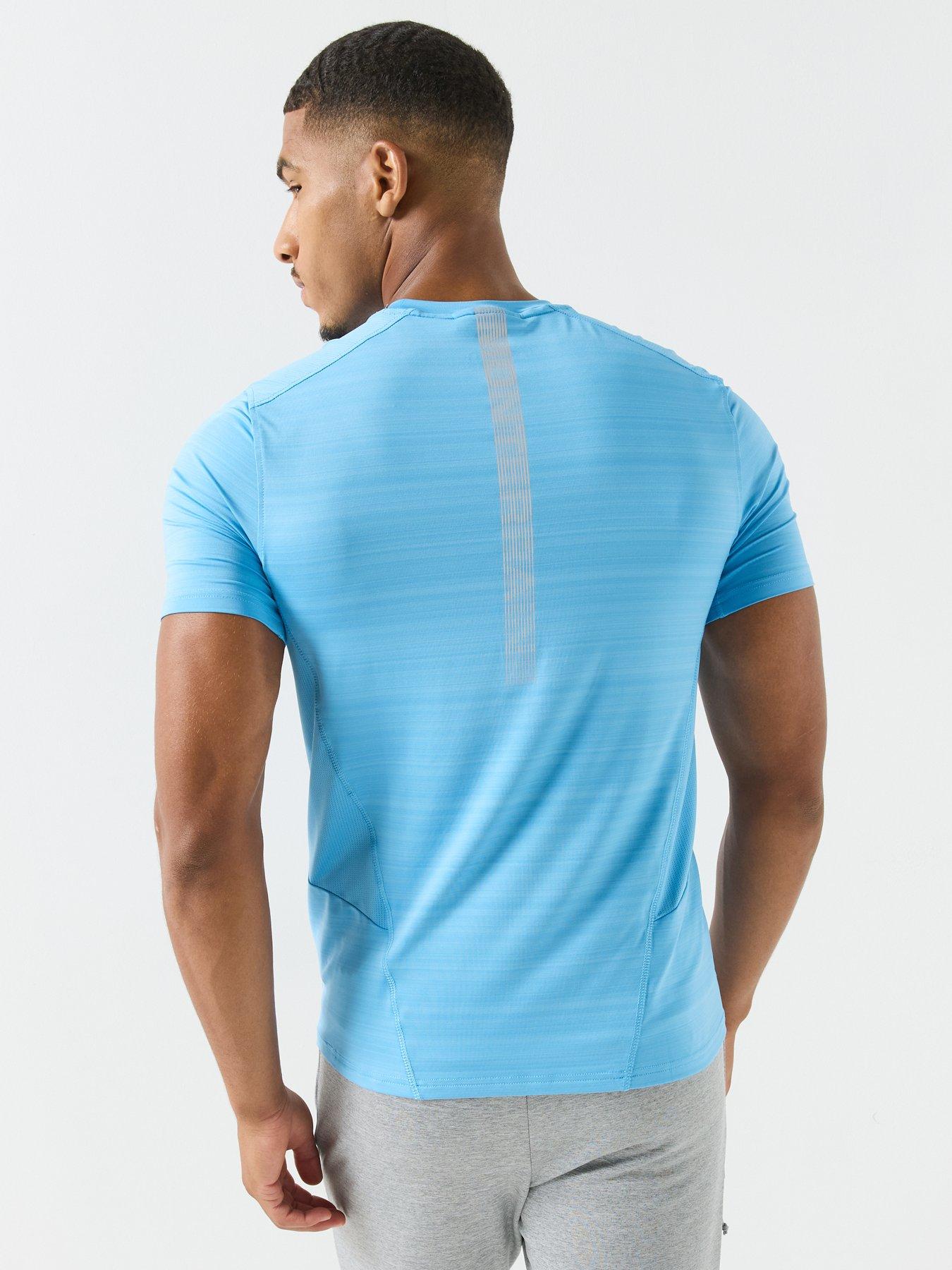 Image 2 of 6 of Monterrain Mens Lyder 3.0 Space Dye Tee - Blue