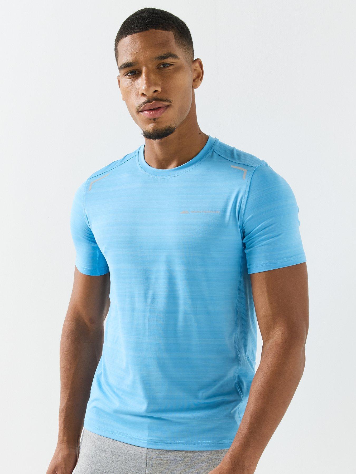 Image 4 of 6 of Monterrain Mens Lyder 3.0 Space Dye Tee - Blue