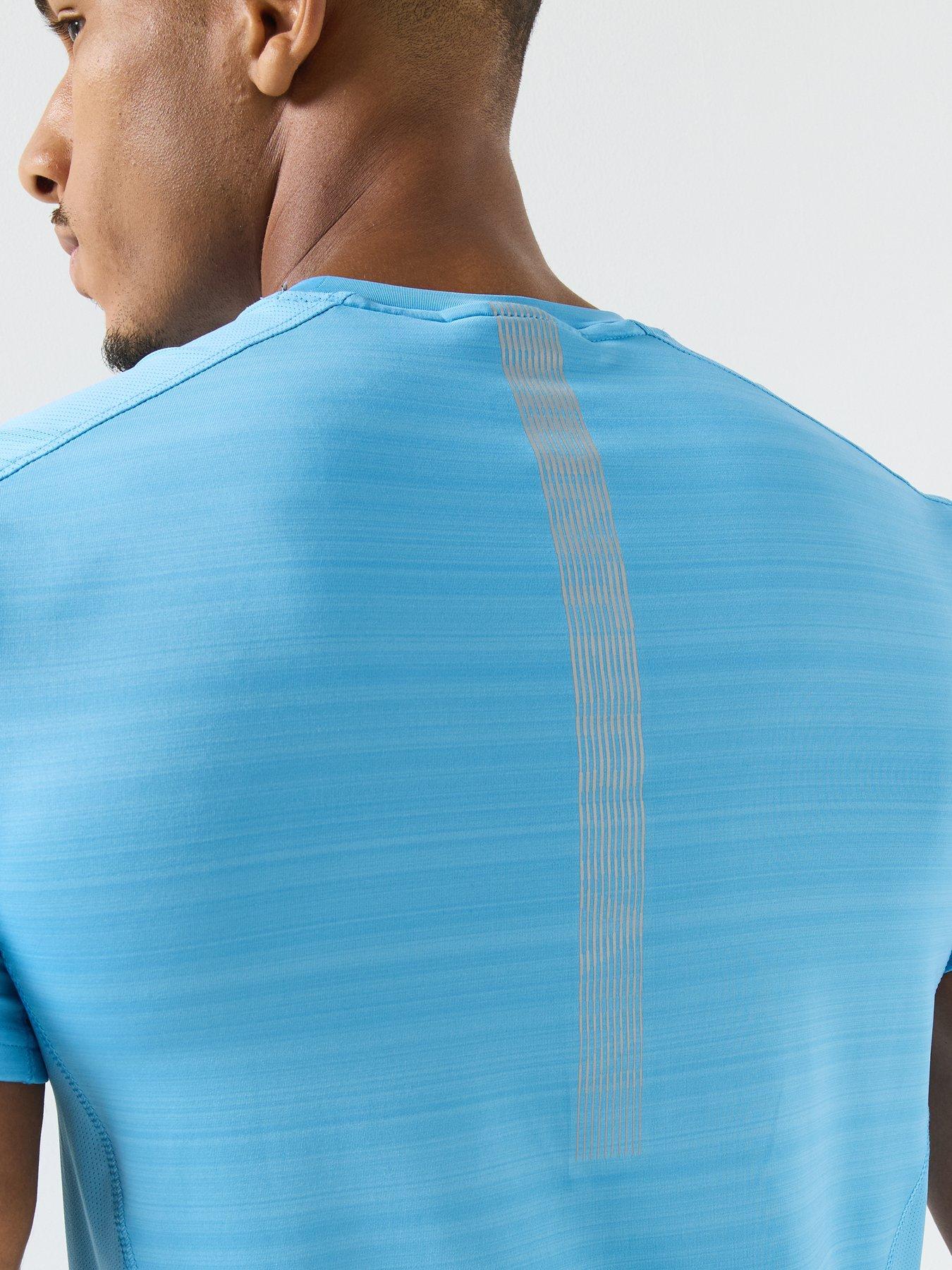 Image 6 of 6 of Monterrain Mens Lyder 3.0 Space Dye Tee - Blue