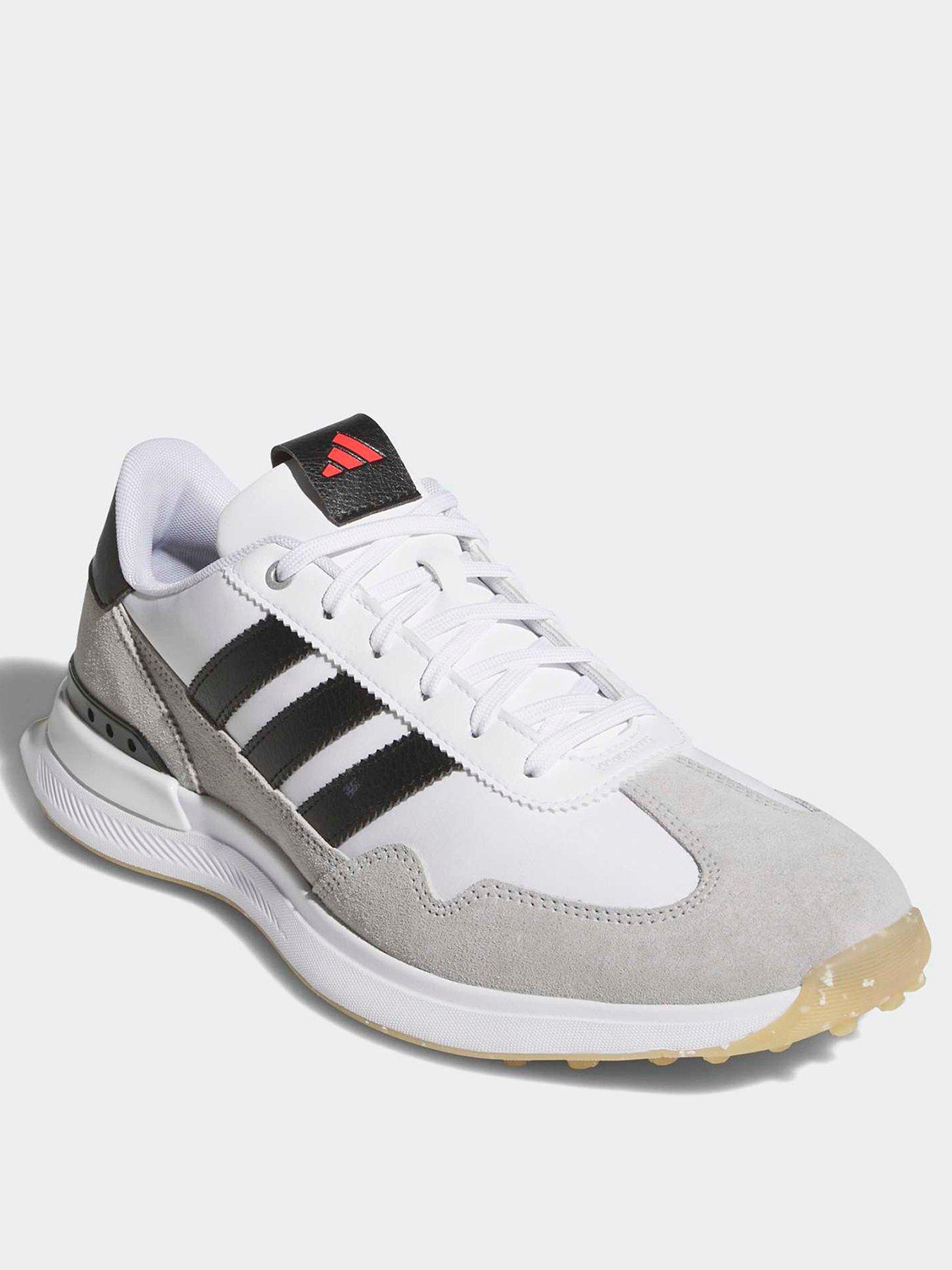 Image 2 of 6 of adidas Mens S2G 26 Textile Spikeless Golf Shoes - White