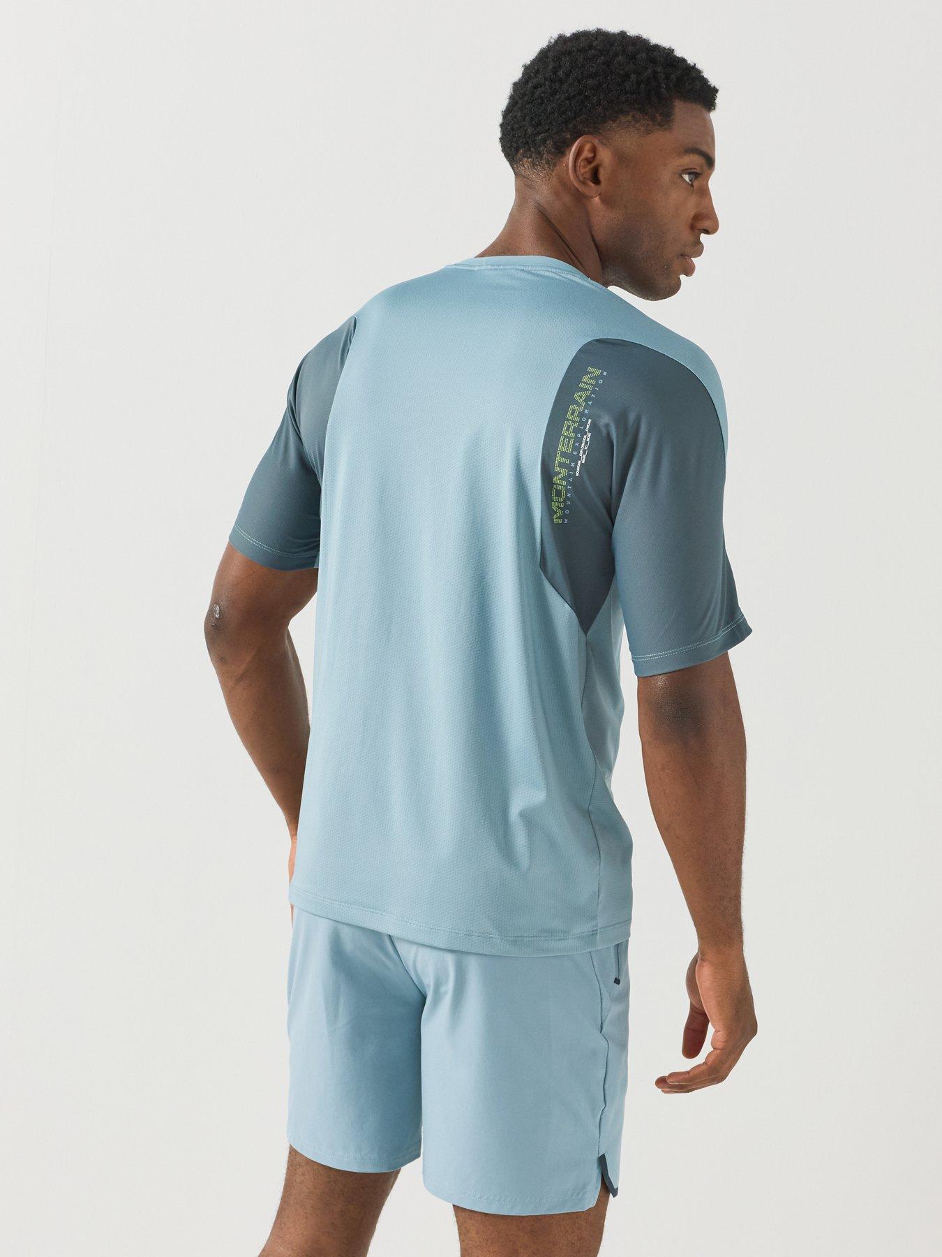 Image 2 of 5 of Monterrain Mens Defence T-shirt - Grey/blue