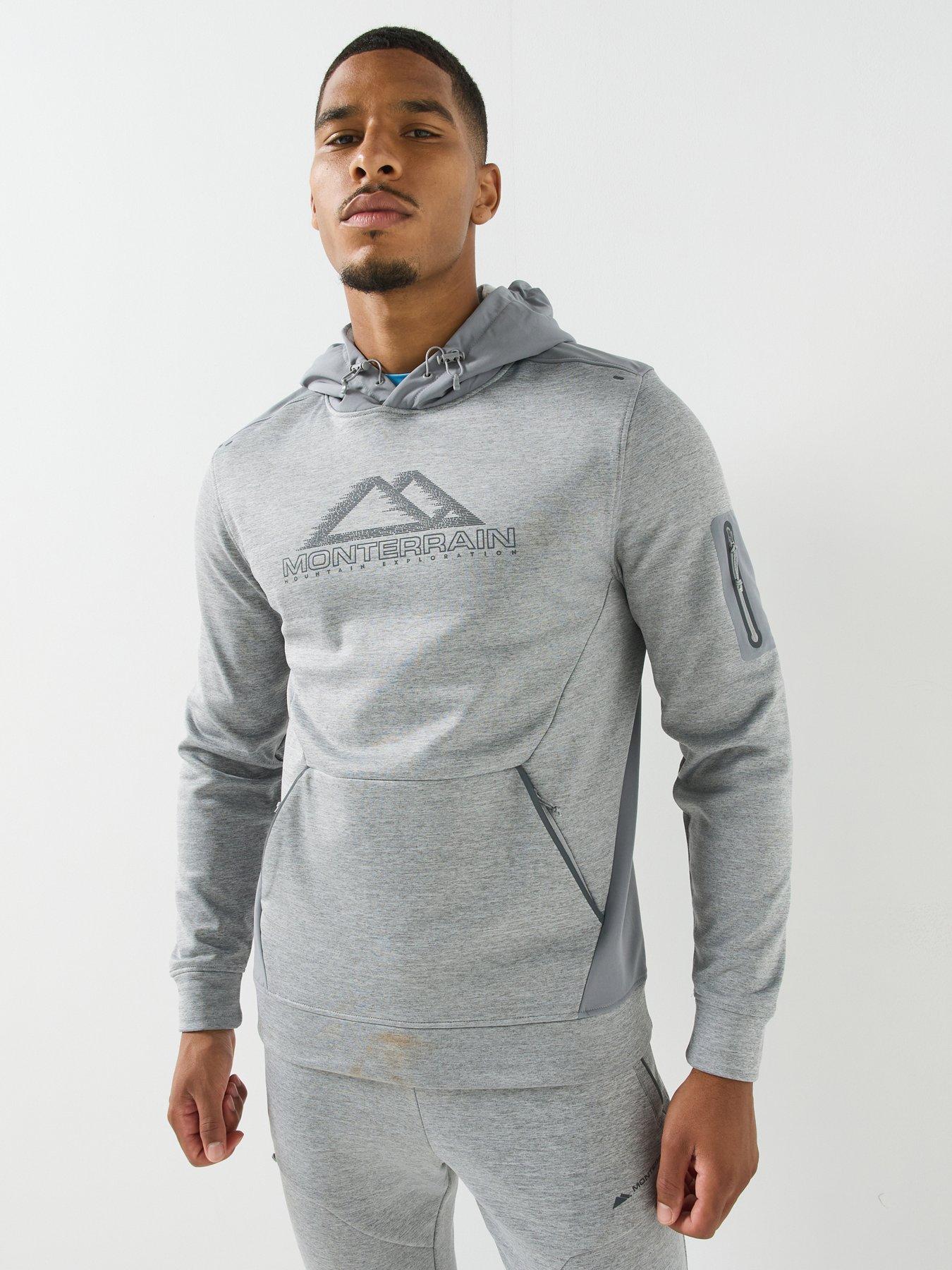 Monterrain Mens Speed 4.0 Poly Fleece Hoody - Grey
