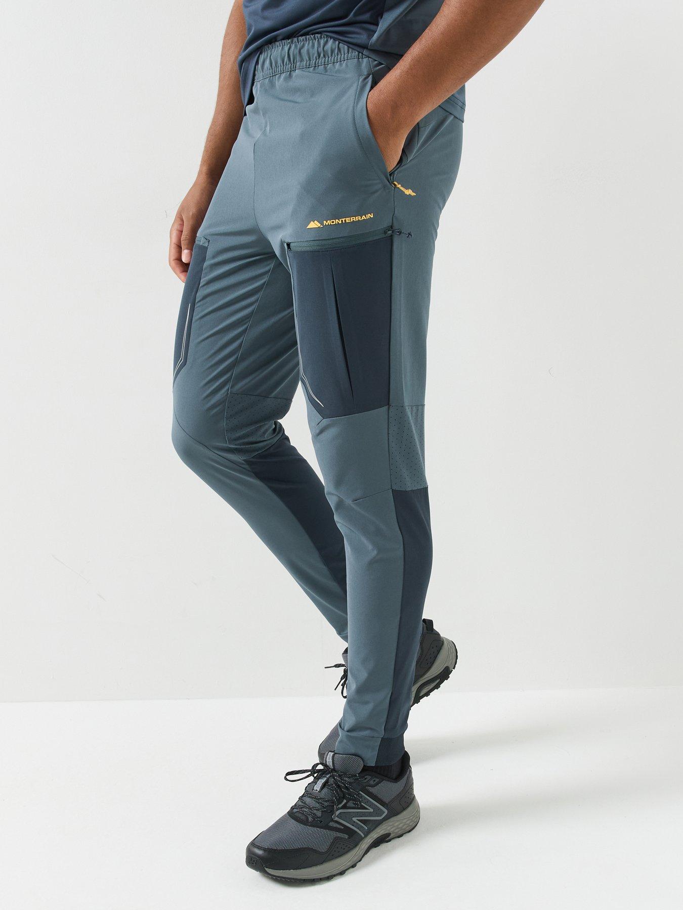 Monterrain Mens Orbit Woven Running Pant - Dark Grey