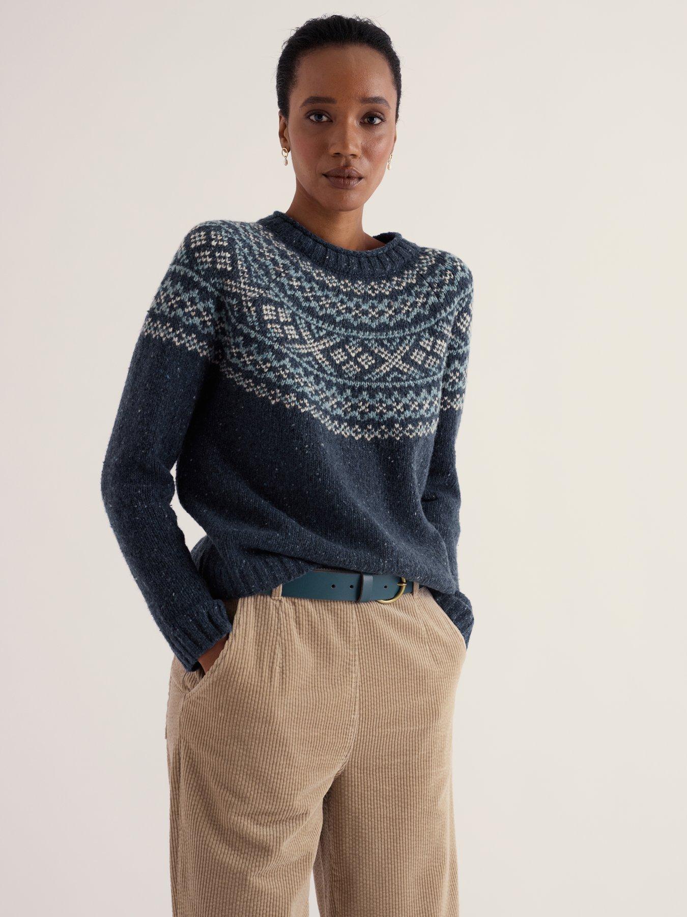 Image 1 of 5 of Seasalt Cornwall Womens Port Kinnis Merino Jumper - Navy