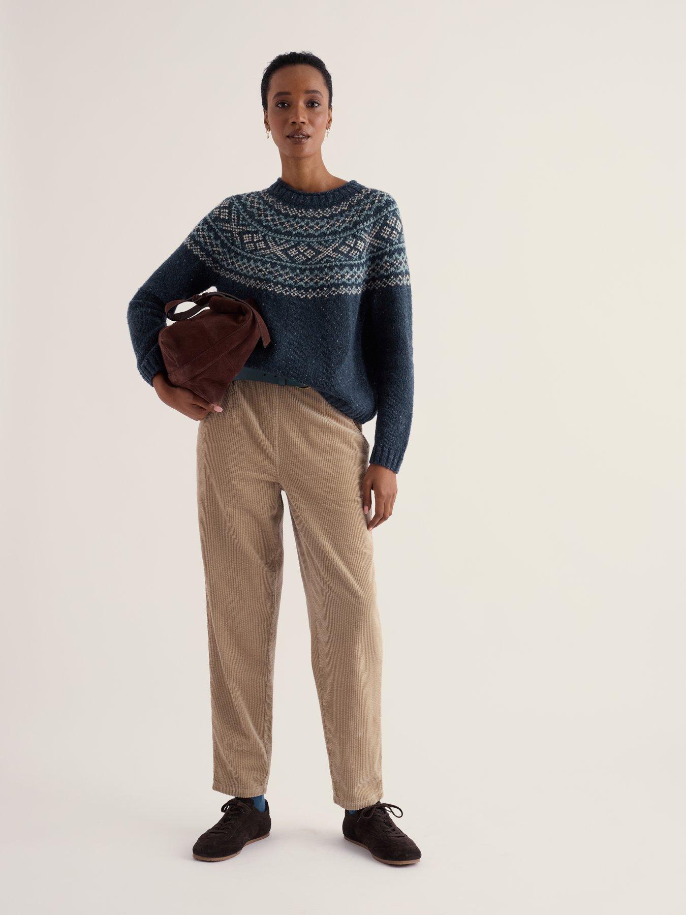 Image 3 of 5 of Seasalt Cornwall Womens Port Kinnis Merino Jumper - Navy