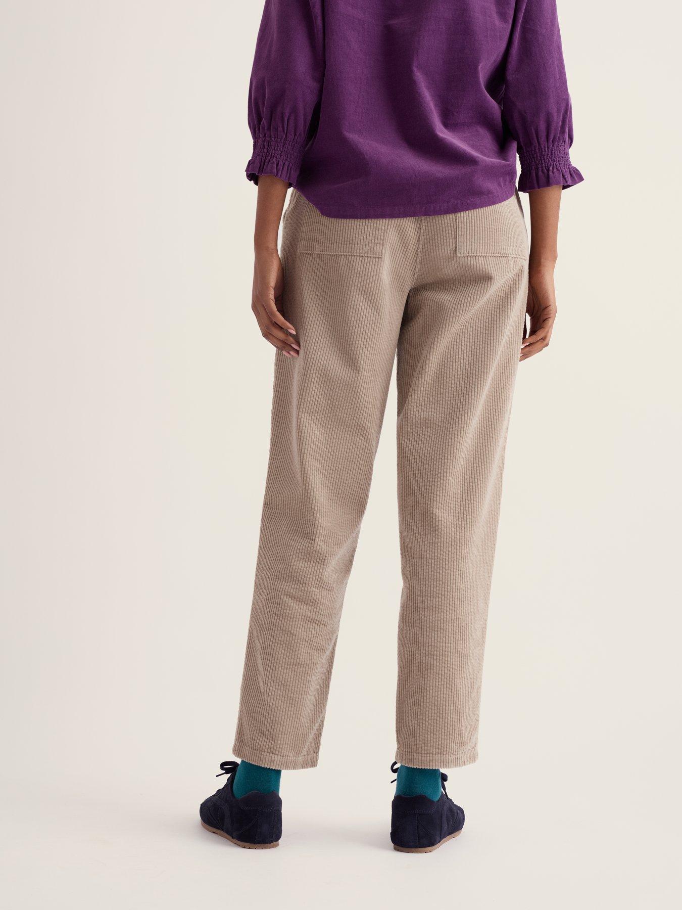 Image 2 of 5 of Seasalt Cornwall Womens Straight Leg Cord Trousers - Beige