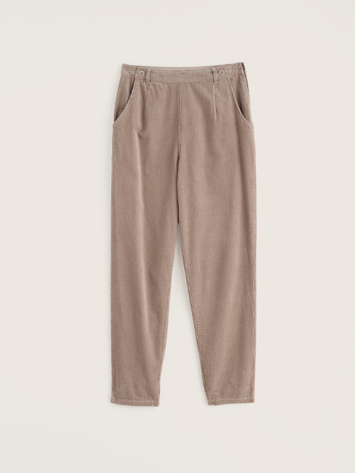 Image 4 of 5 of Seasalt Cornwall Womens Straight Leg Cord Trousers - Beige