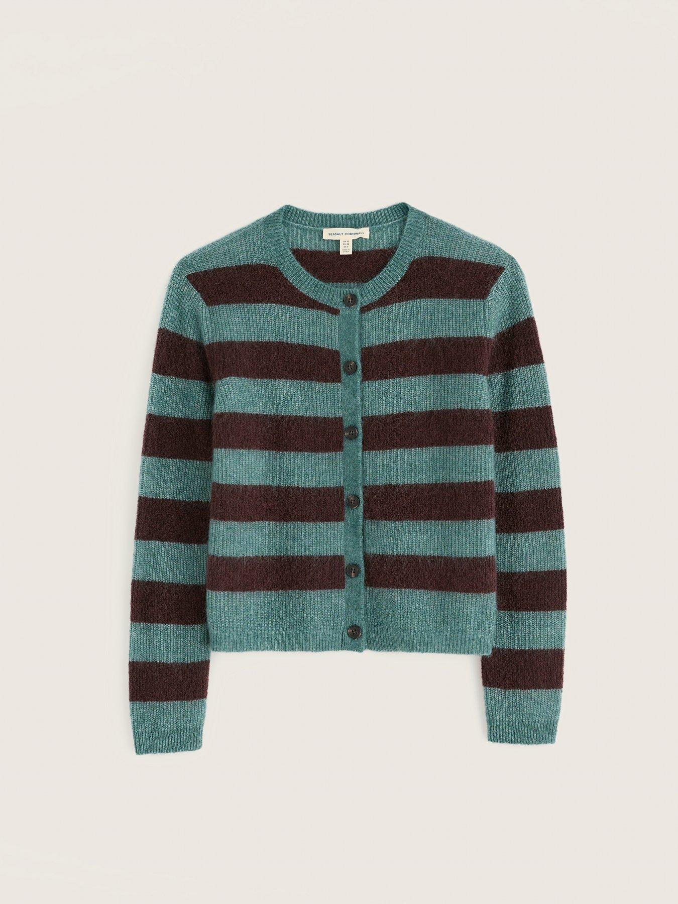 Image 4 of 5 of Seasalt Cornwall Burnished Light Knitted Cardigan - Multi