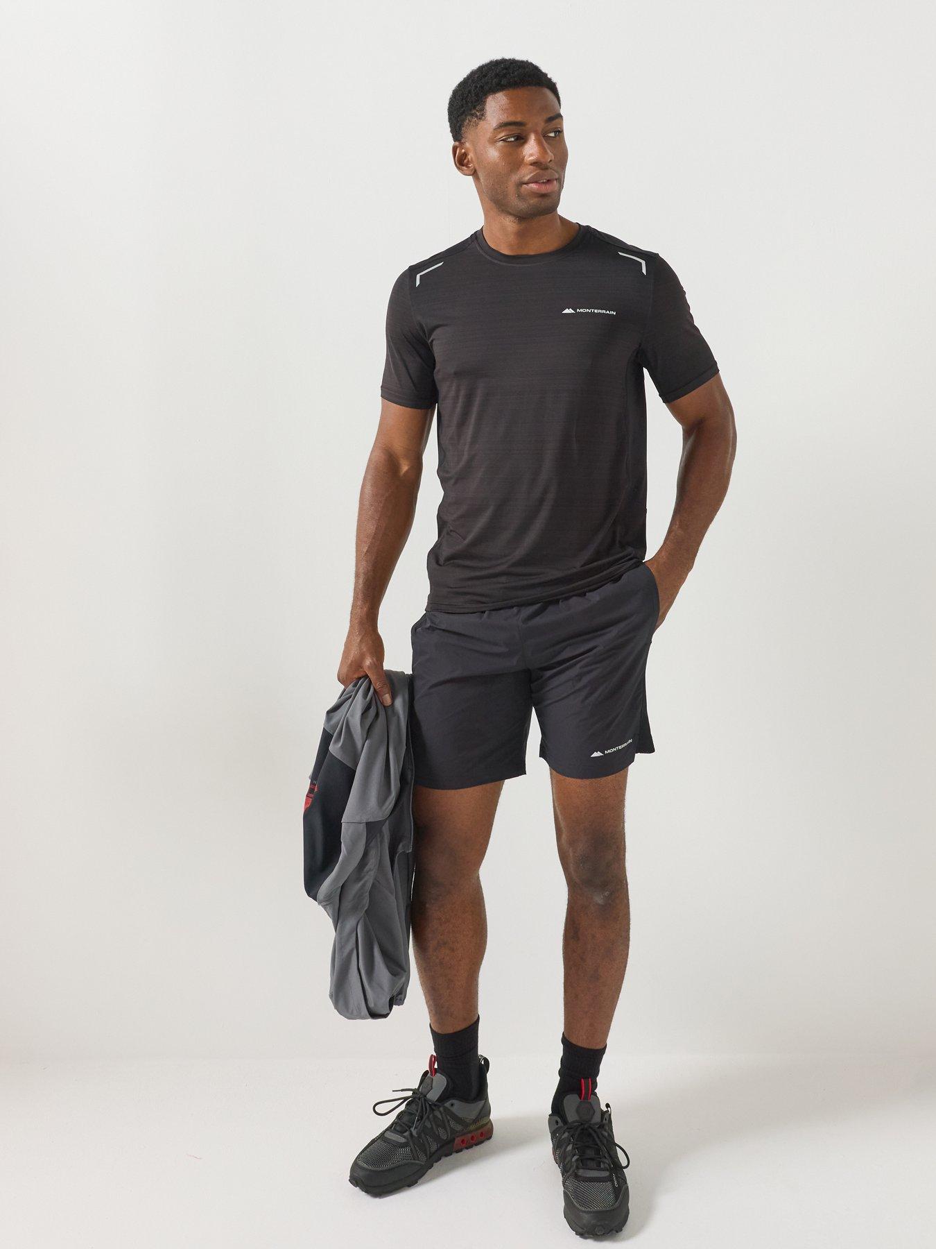 Image 3 of 5 of Monterrain Mens Rush 2.0 Woven Running Short - Black