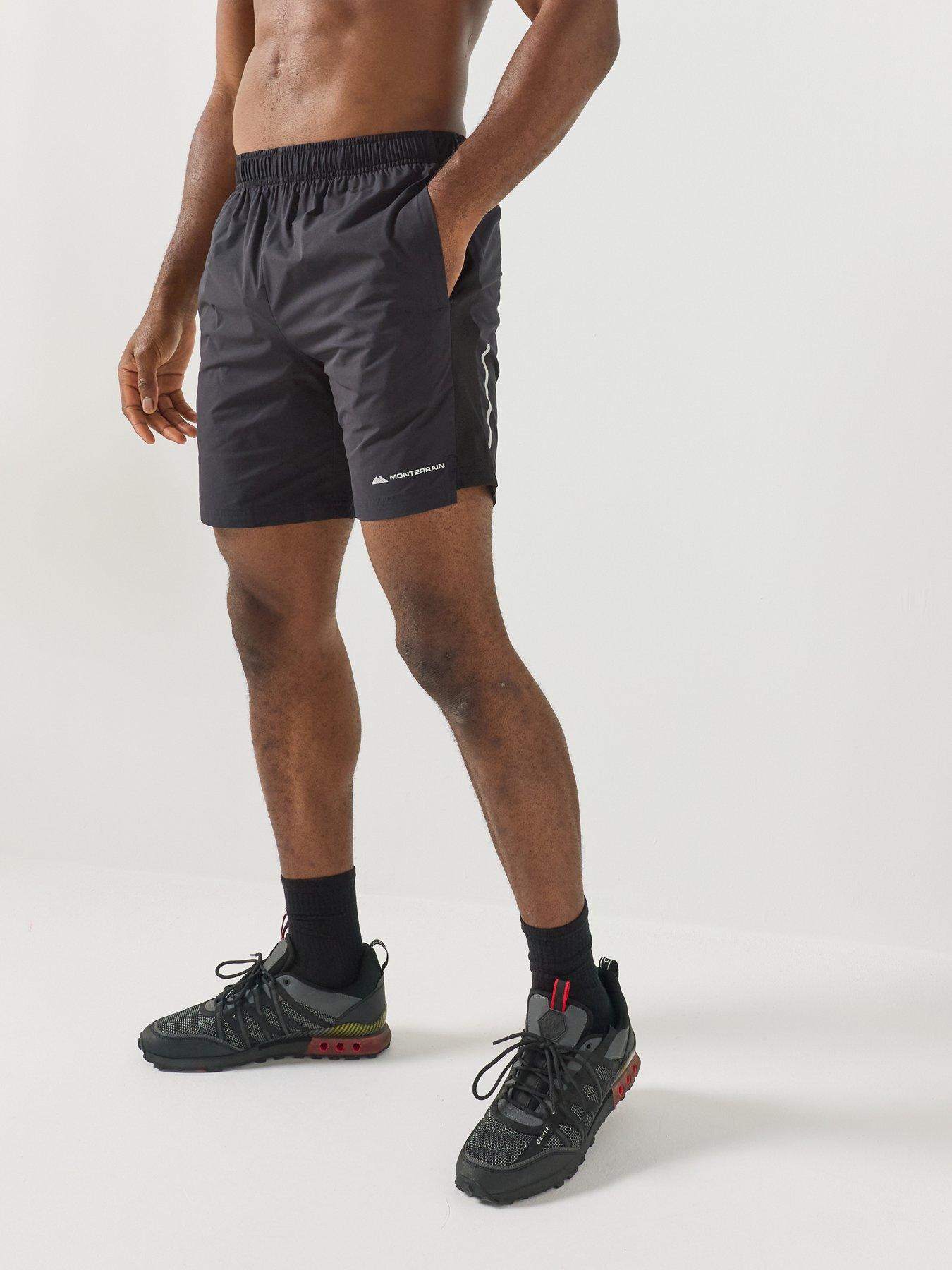 Image 4 of 5 of Monterrain Mens Rush 2.0 Woven Running Short - Black