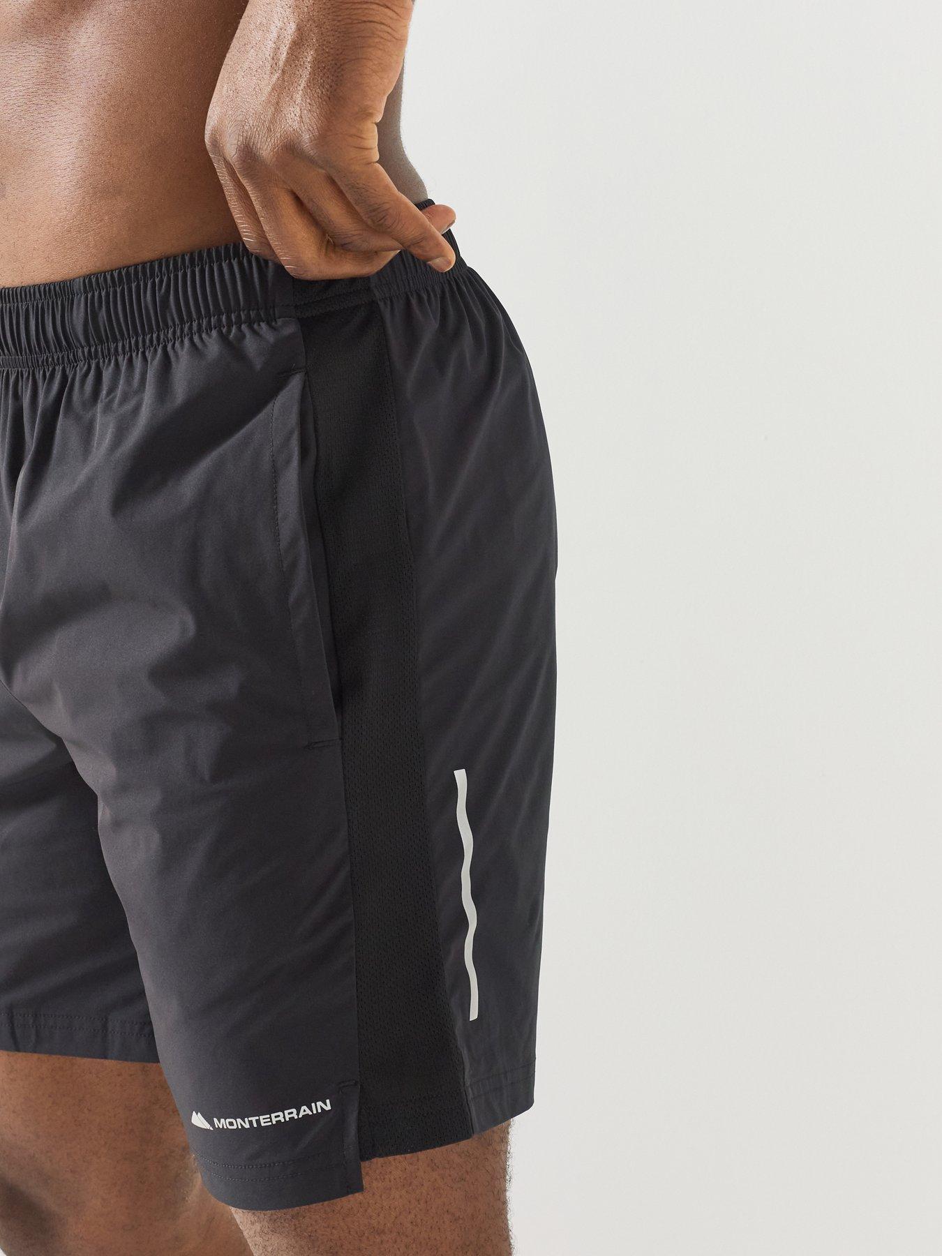 Image 5 of 5 of Monterrain Mens Rush 2.0 Woven Running Short - Black