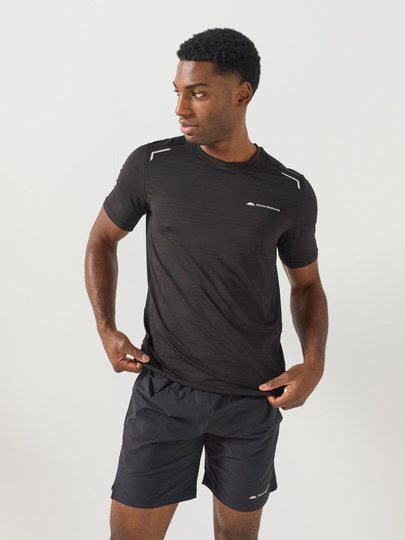 Image 4 of 6 of Monterrain Mens Lyder 3.0 Space Dye Tee - Black