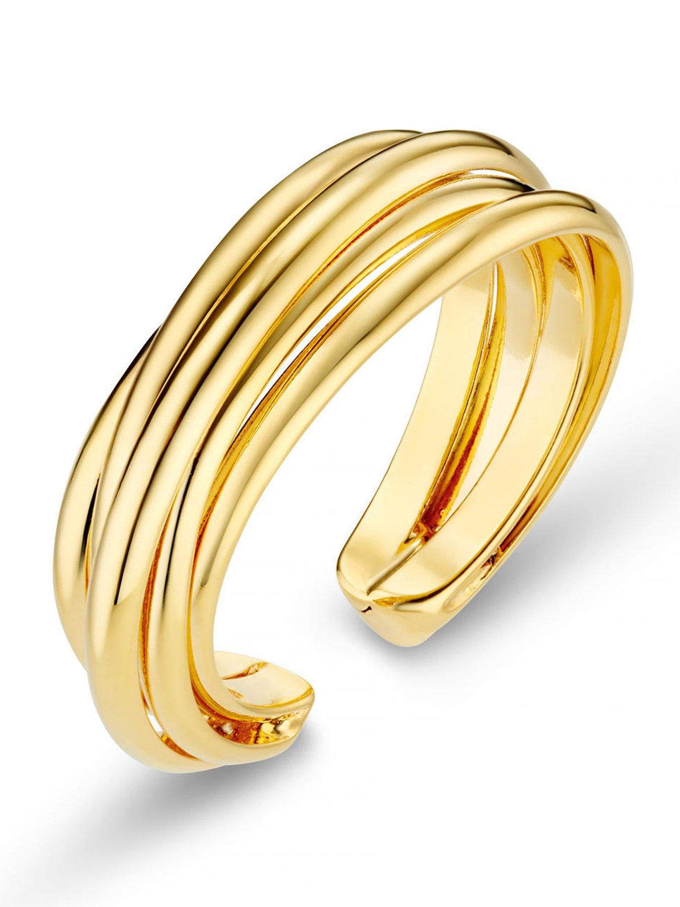 Image 1 of 4 of Orelia Linear Adjustable Ring