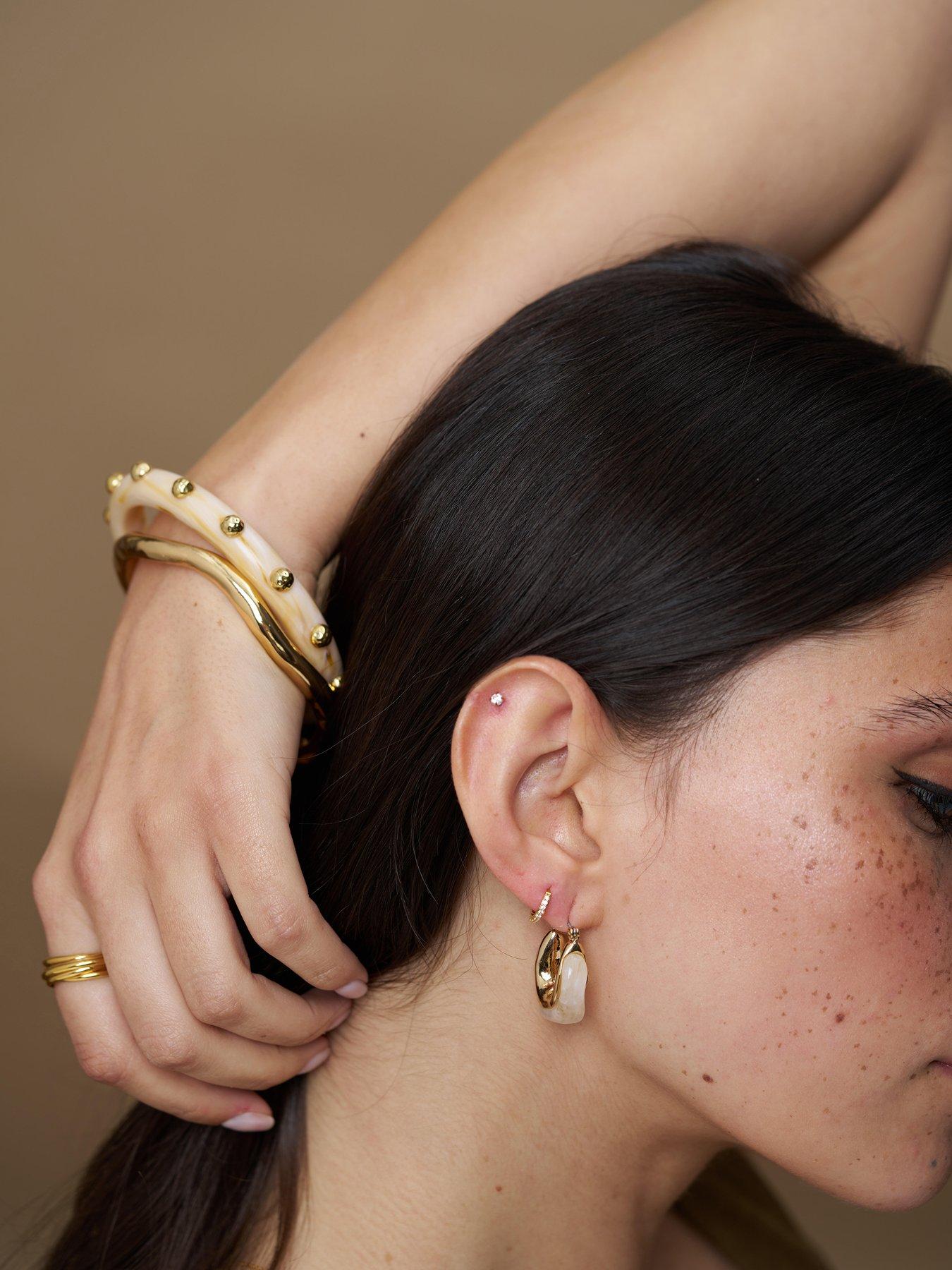 Image 2 of 4 of Orelia Linear Adjustable Ring
