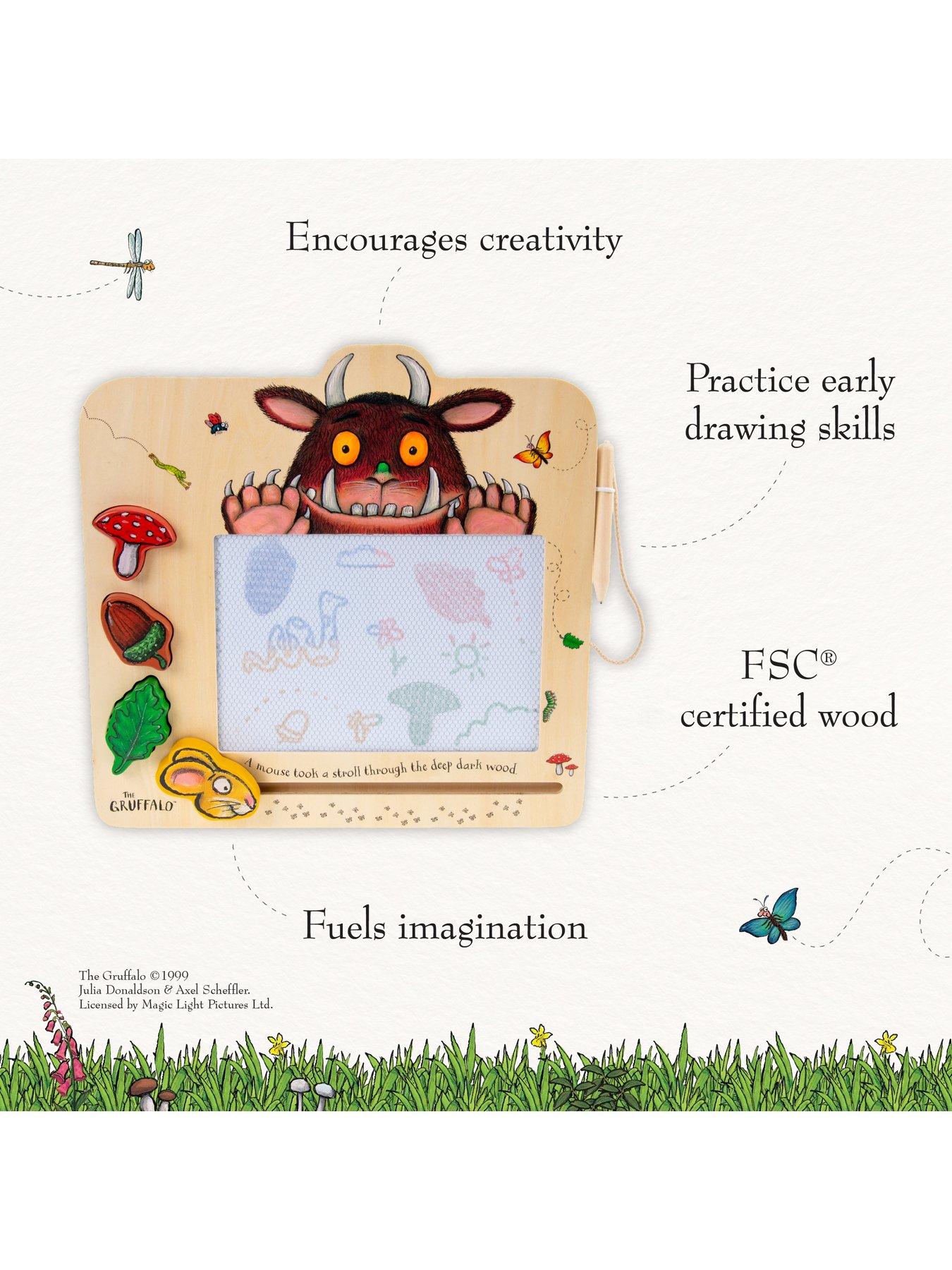 Image 5 of 5 of Gruffalo Magnetic Reusable Drawing Board