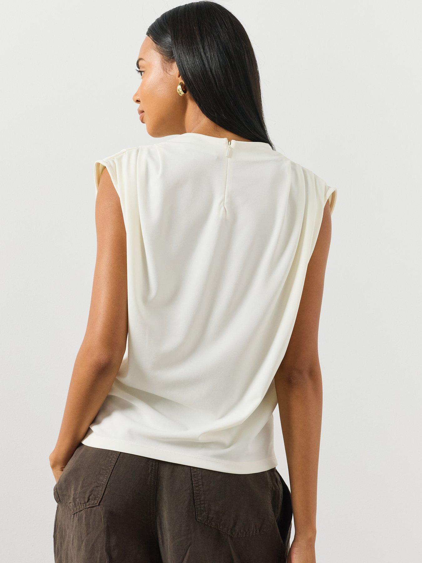 Image 2 of 5 of AllSaints Emerson Top - White