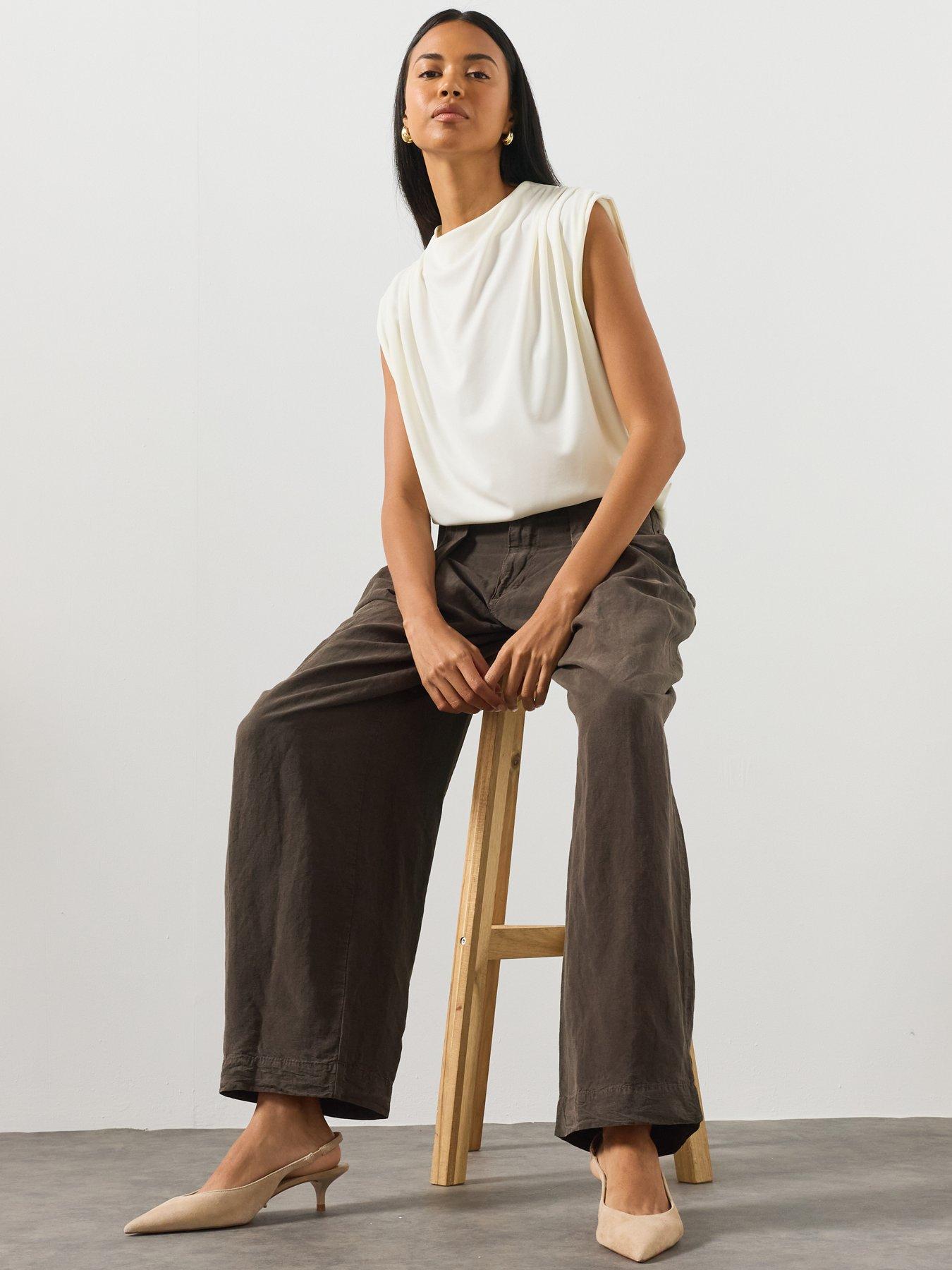 Image 5 of 5 of AllSaints Emerson Top - White