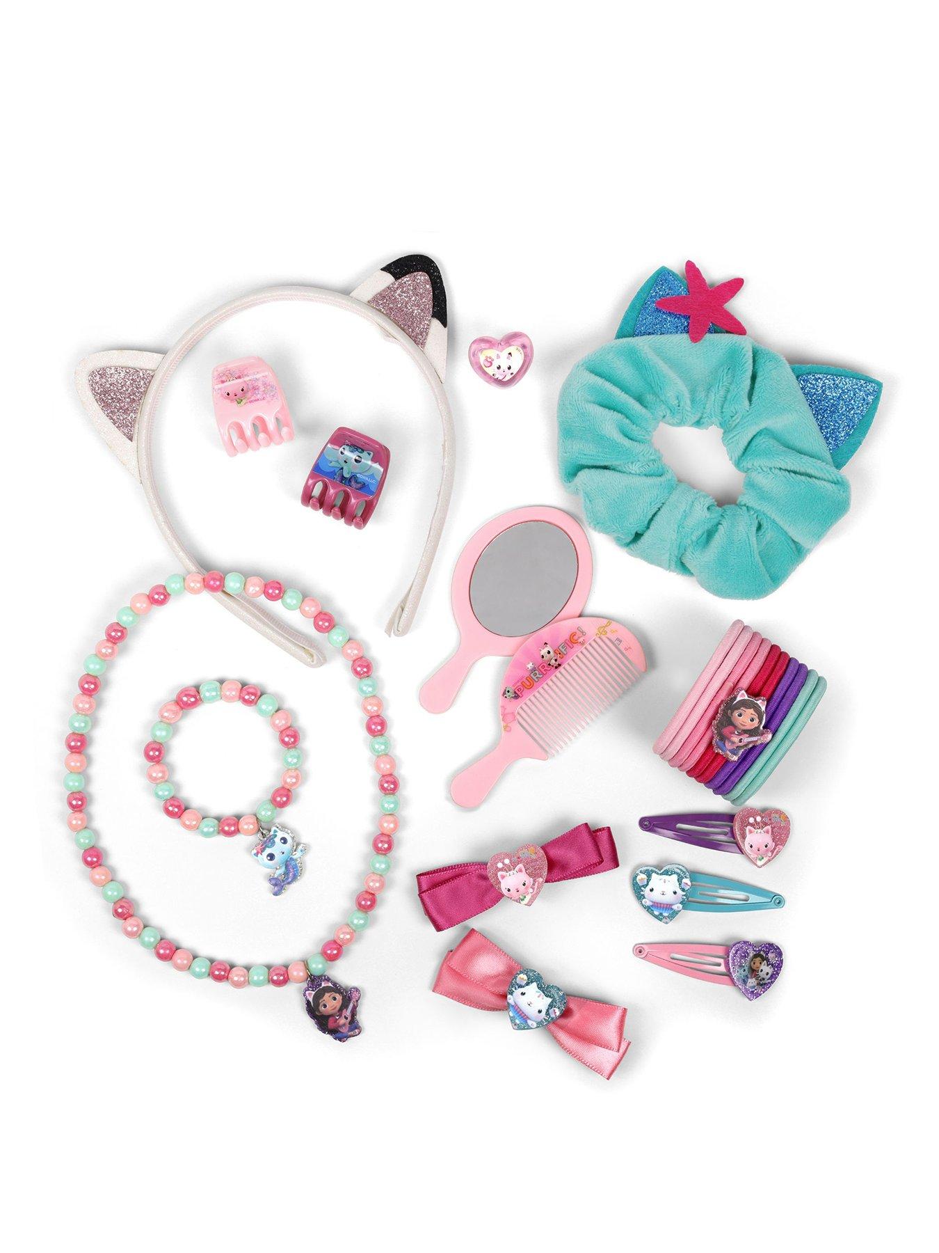 Gabby's Dollhouse Girls' Hair Accessories and Jewellery Gift Set, Multi