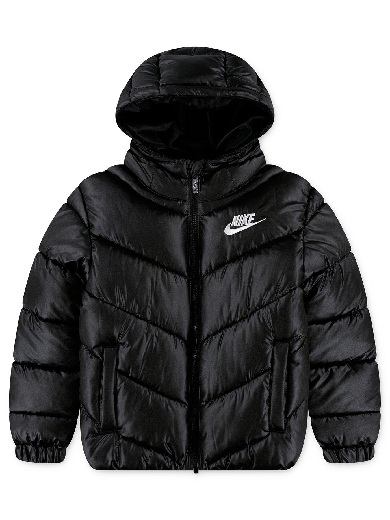 Image 2 of 5 of Nike Kids Adp Padded Hooded Puffer Jacket - Black