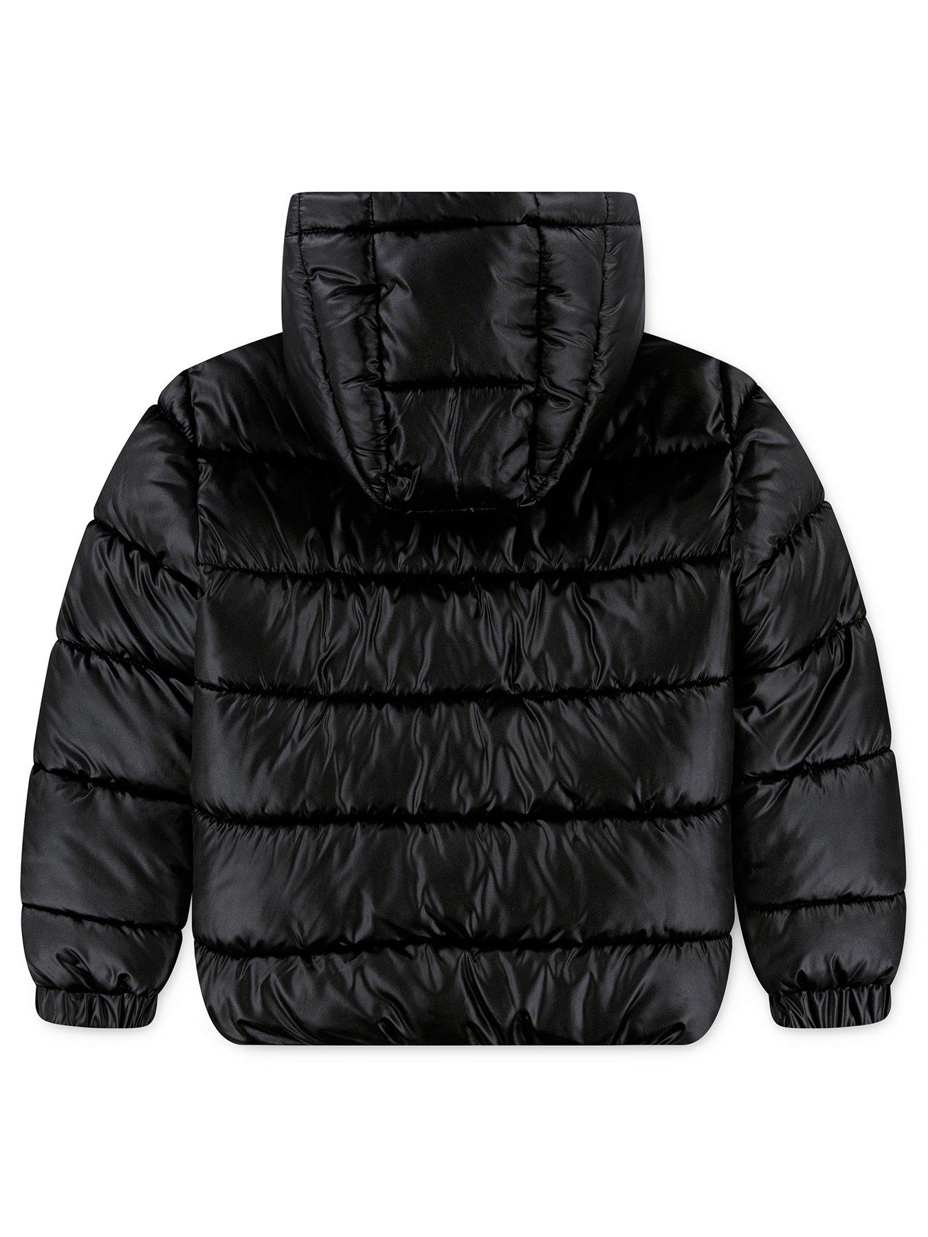 Image 3 of 5 of Nike Kids Adp Padded Hooded Puffer Jacket - Black