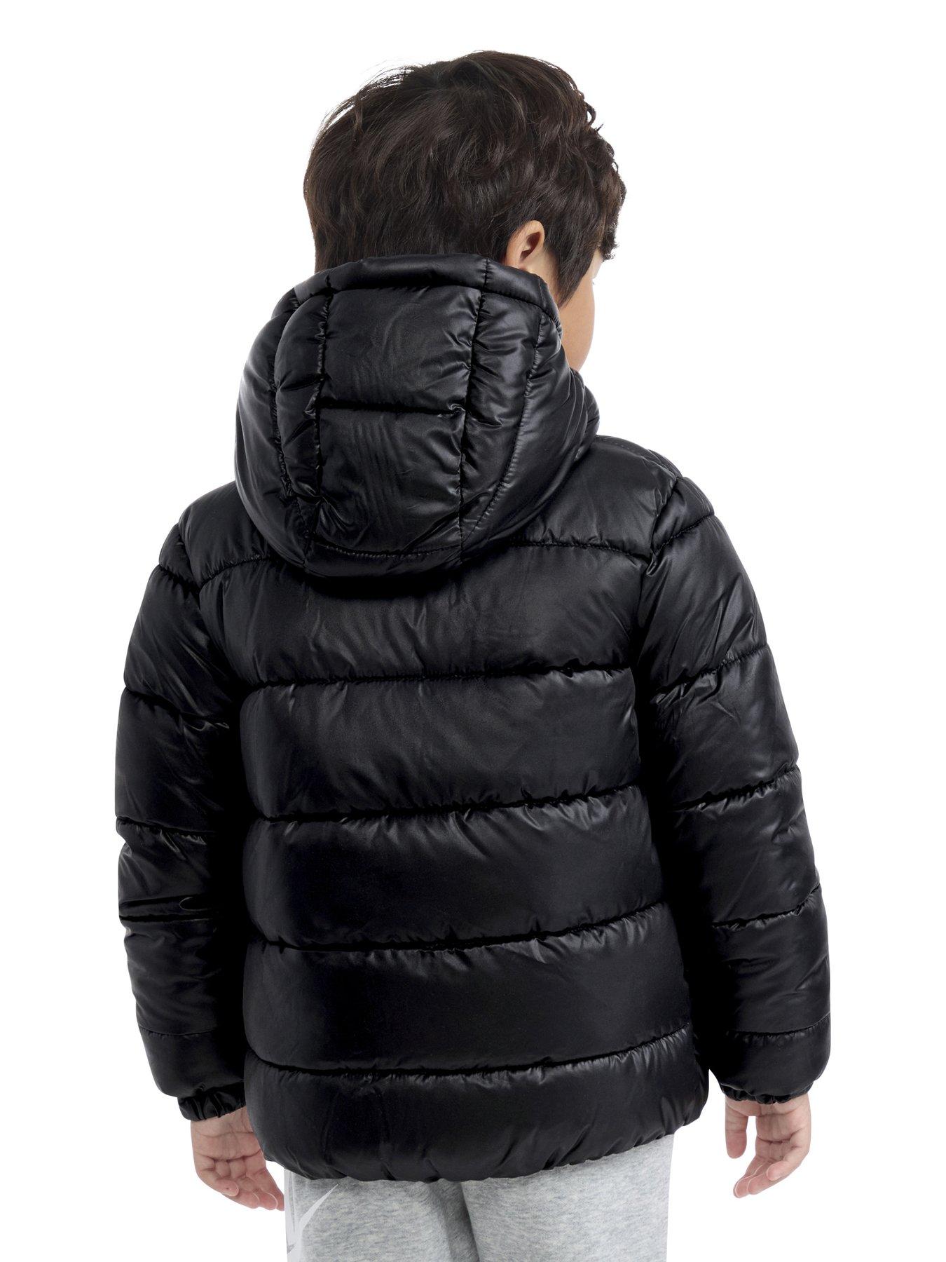 Image 5 of 5 of Nike Kids Adp Padded Hooded Puffer Jacket - Black