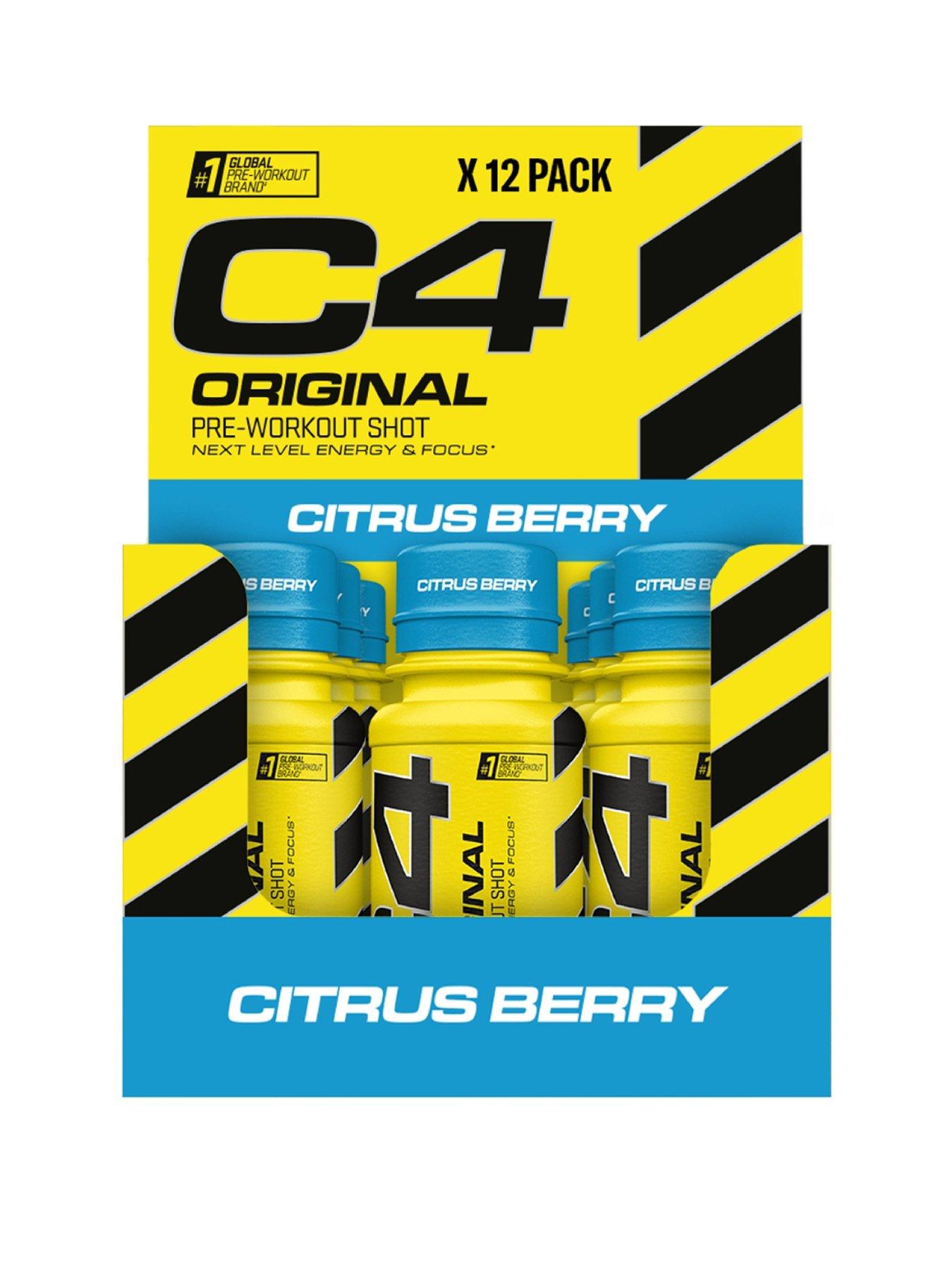 C4 Original Pre-Workout Shot - Citrus Berry - 12 x 60ml