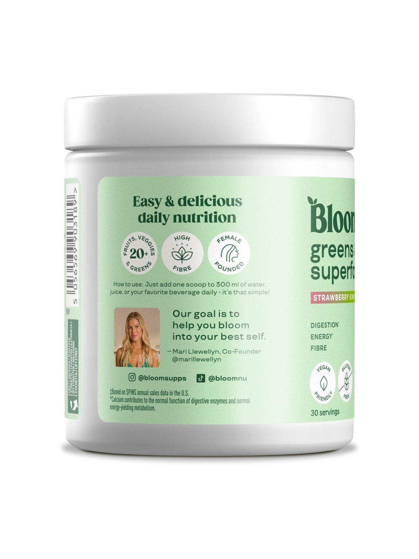 Image 2 of 3 of Bloom Greens - Strawberry Kiwi - 180g