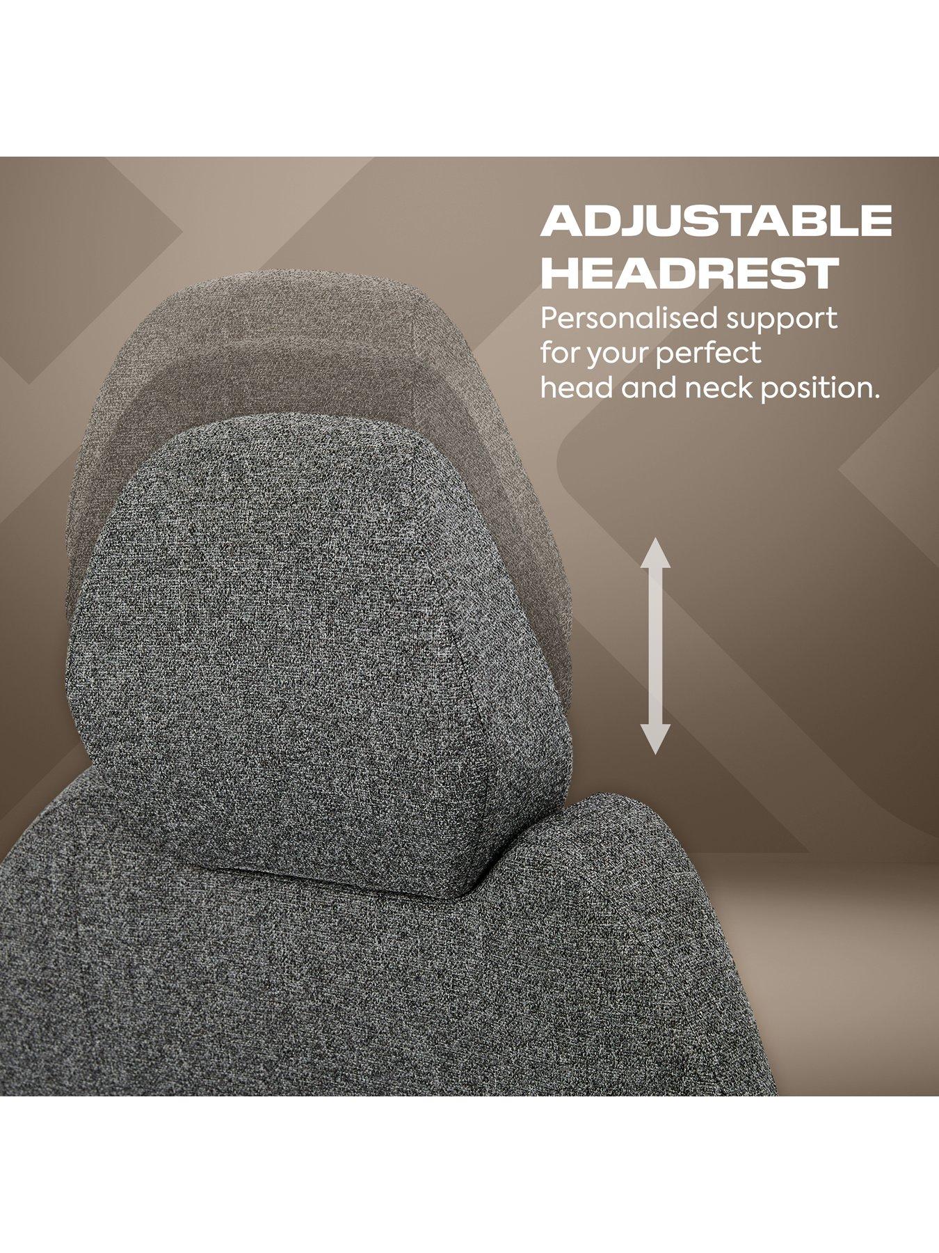 Image 4 of 7 of X Rocker Elara Executive Office Chair - Grey Marl