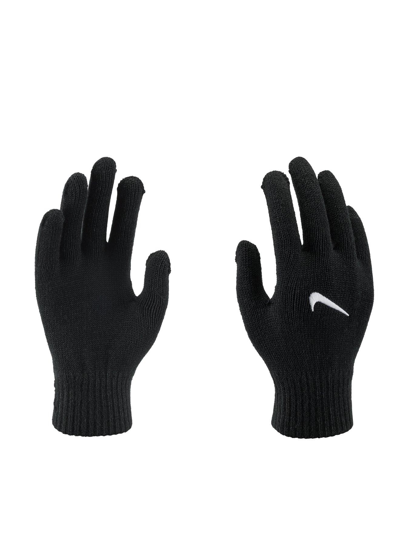 Nike Kids Youth Swoosh Knit Gloves - Black - L/XL - Image 4