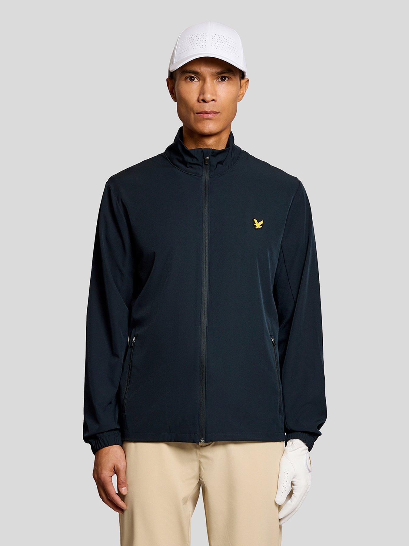 Image 1 of 4 of Lyle & Scott Golf Mens Light Weight Packable Jacket - Navy