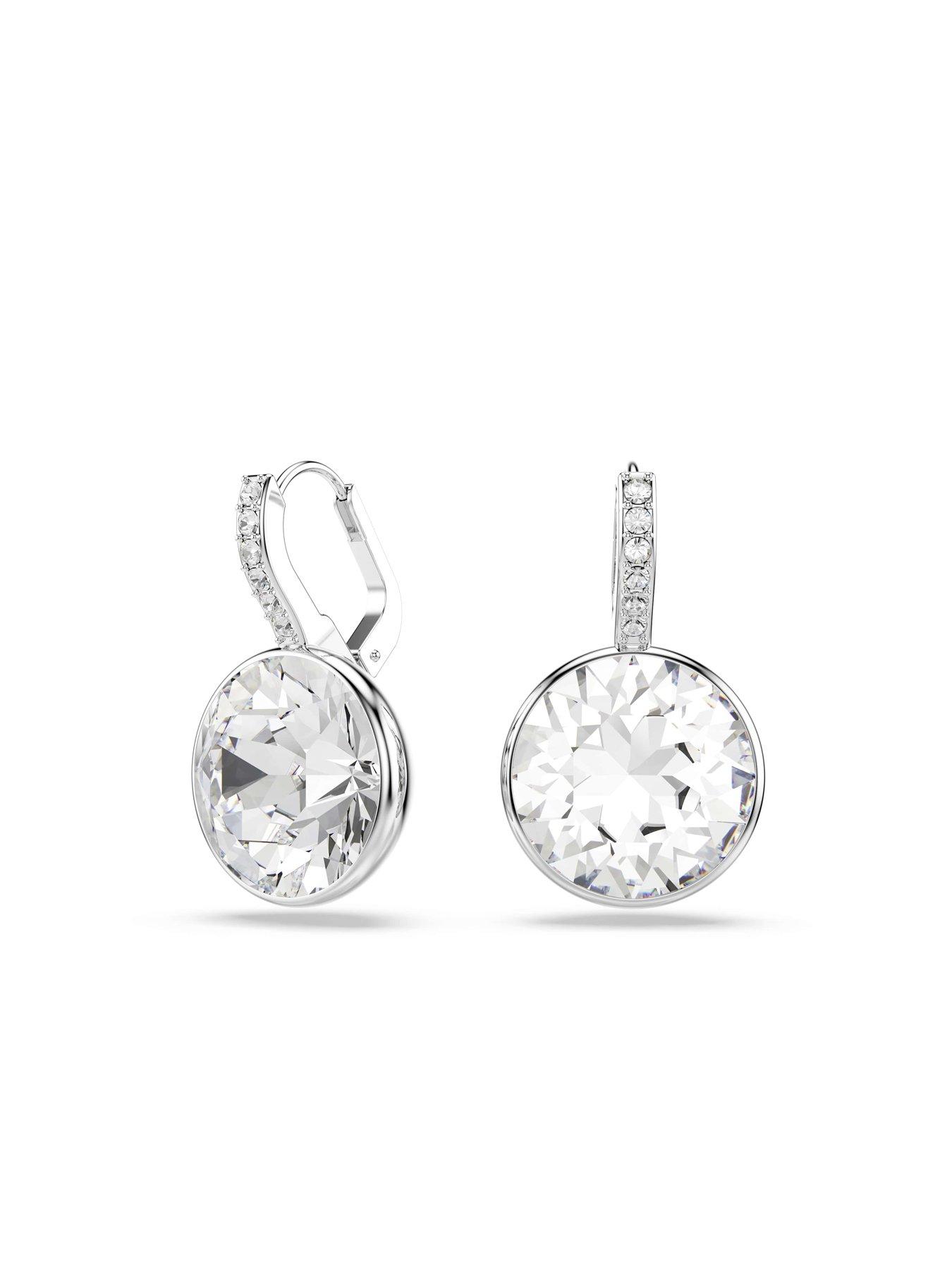 Image 5 of 5 of Swarovski Millenia Drop Earrings - Silver