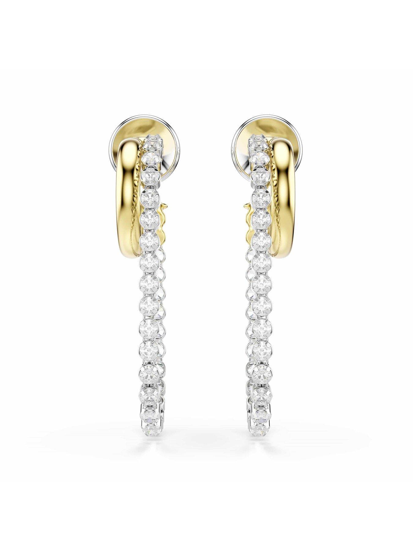 Image 2 of 5 of Swarovski Hyperbola Earrings - Mixed