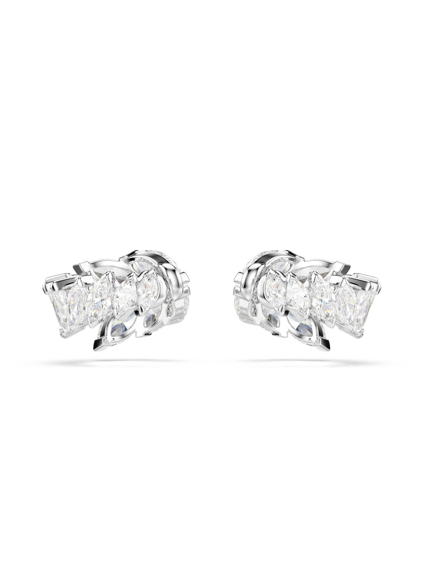 Image 4 of 5 of Swarovski Mesmera Ear Cuffs - Silver