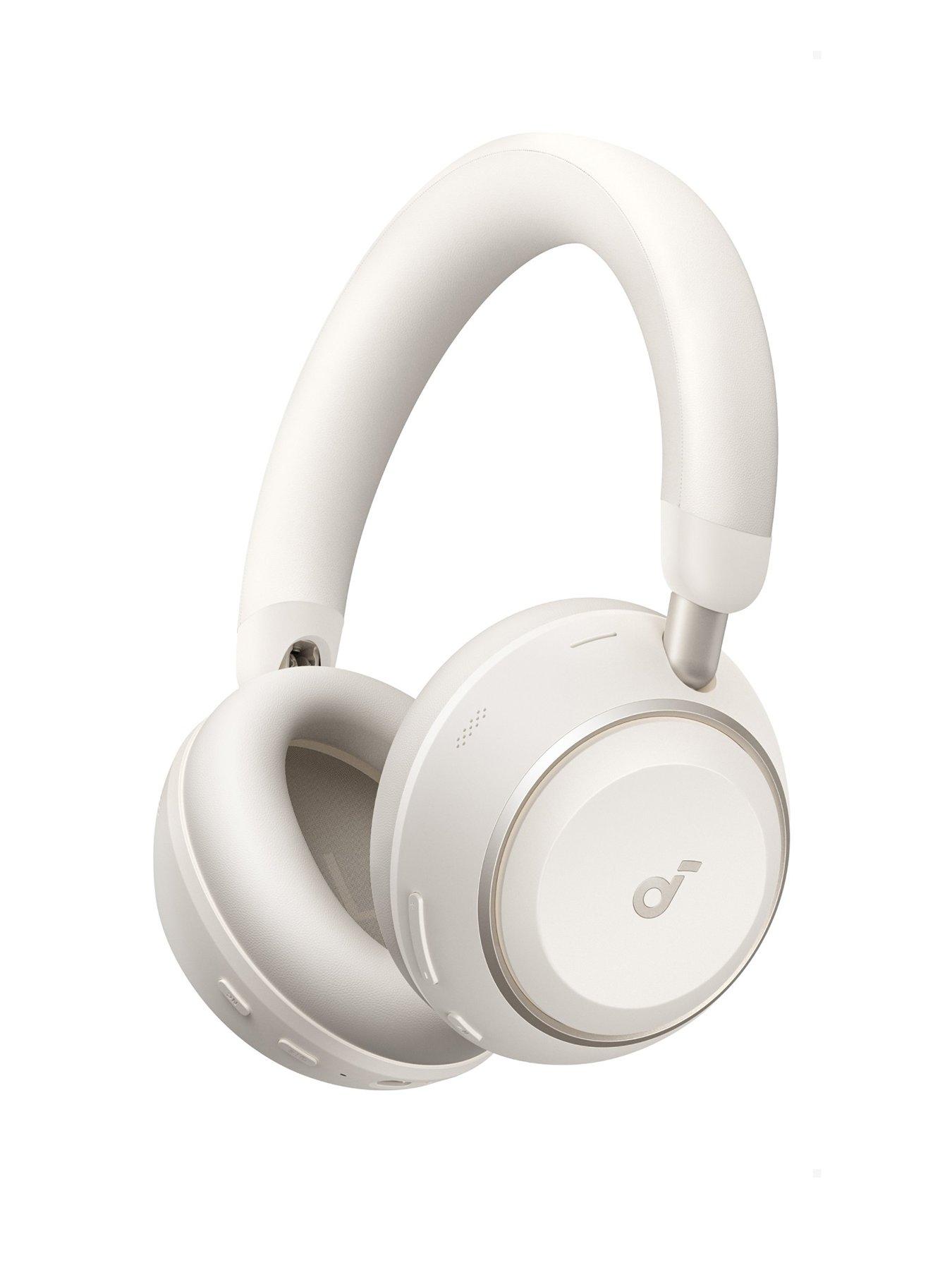 Soundcore Space 2 Wireless Noise-Cancelling Headphones, Linen White