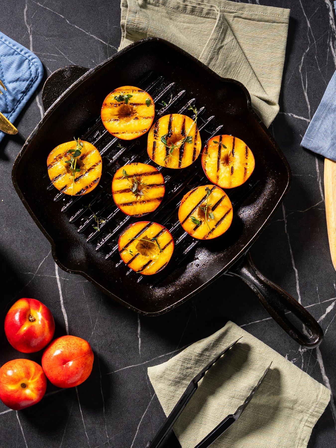 Vonshef Seasoned Cast Iron Griddle Pan