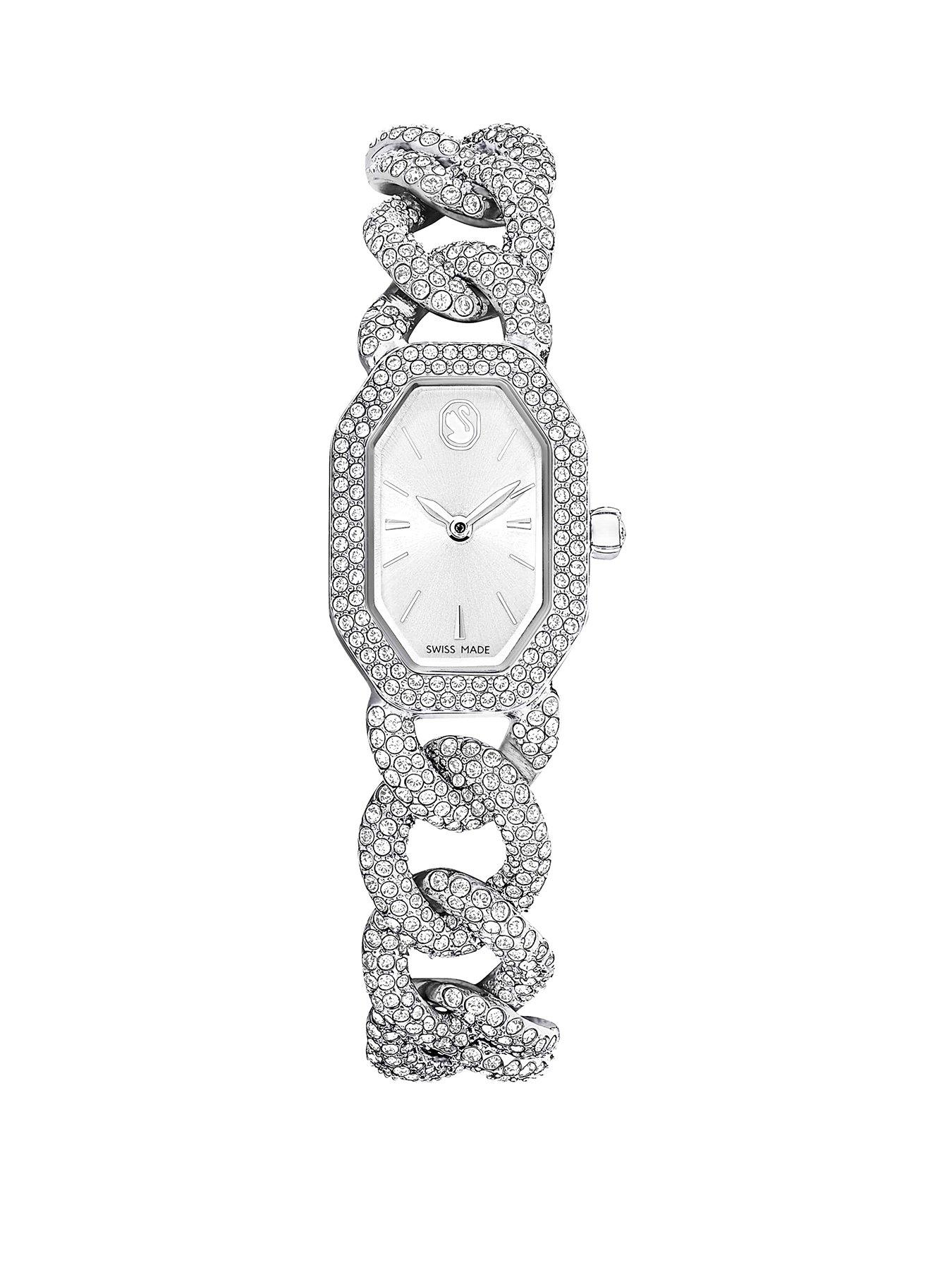 Swarovski Dextera Chain Watch - Female - Watches - Gray - One Size - Accessories - Image 6