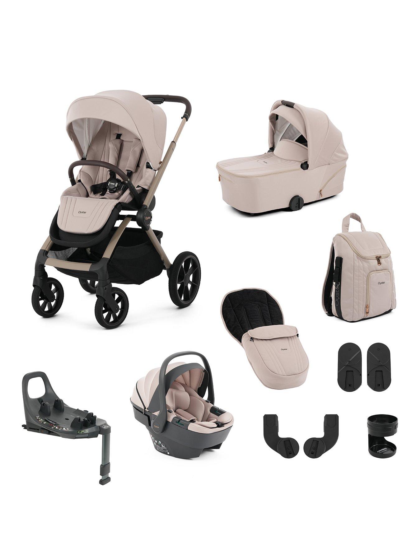 Oyster Oyster Vee Pushchair 360 Spin Bundle - Vanilla