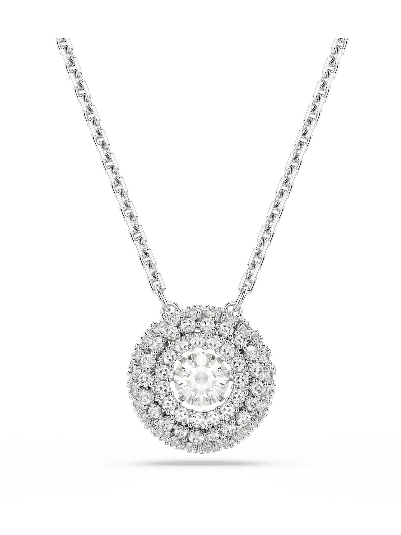 Swarovski Sublima Pendant, Silver, Women
