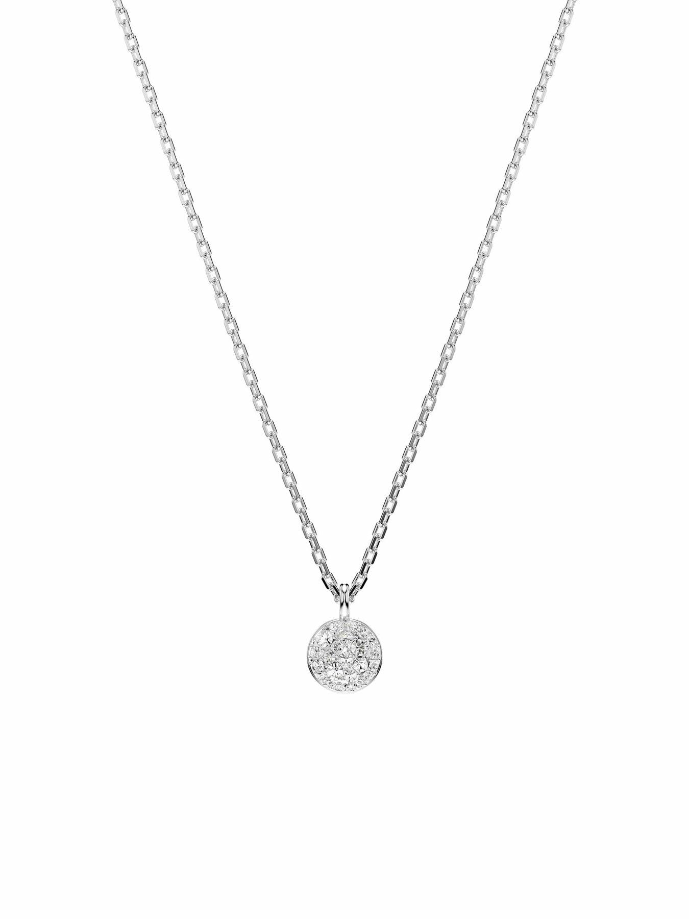 Image 5 of 7 of Swarovski Sublima Layered Pendant - Silver